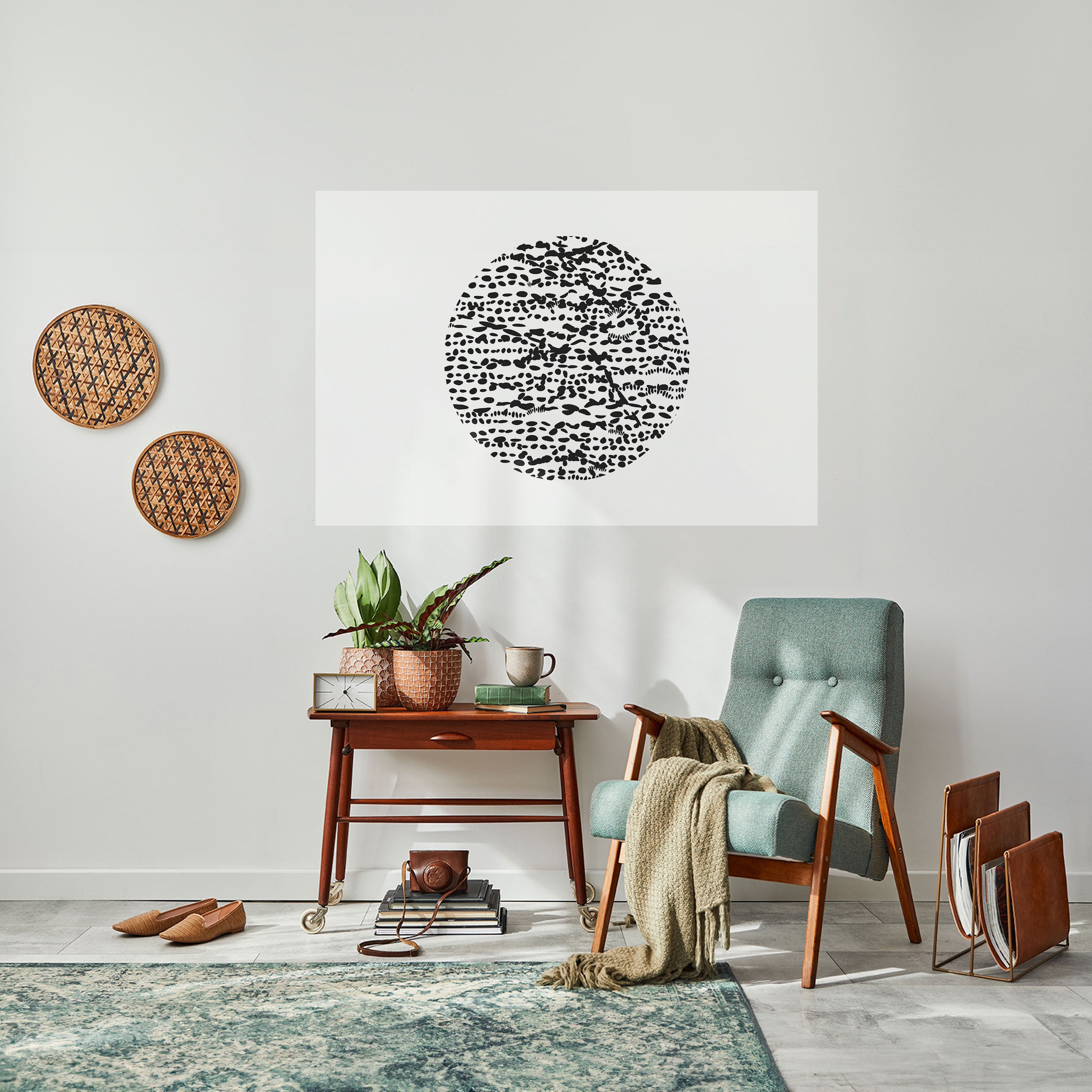 LUNAR LOOM Naklejka/Plakat poziomy