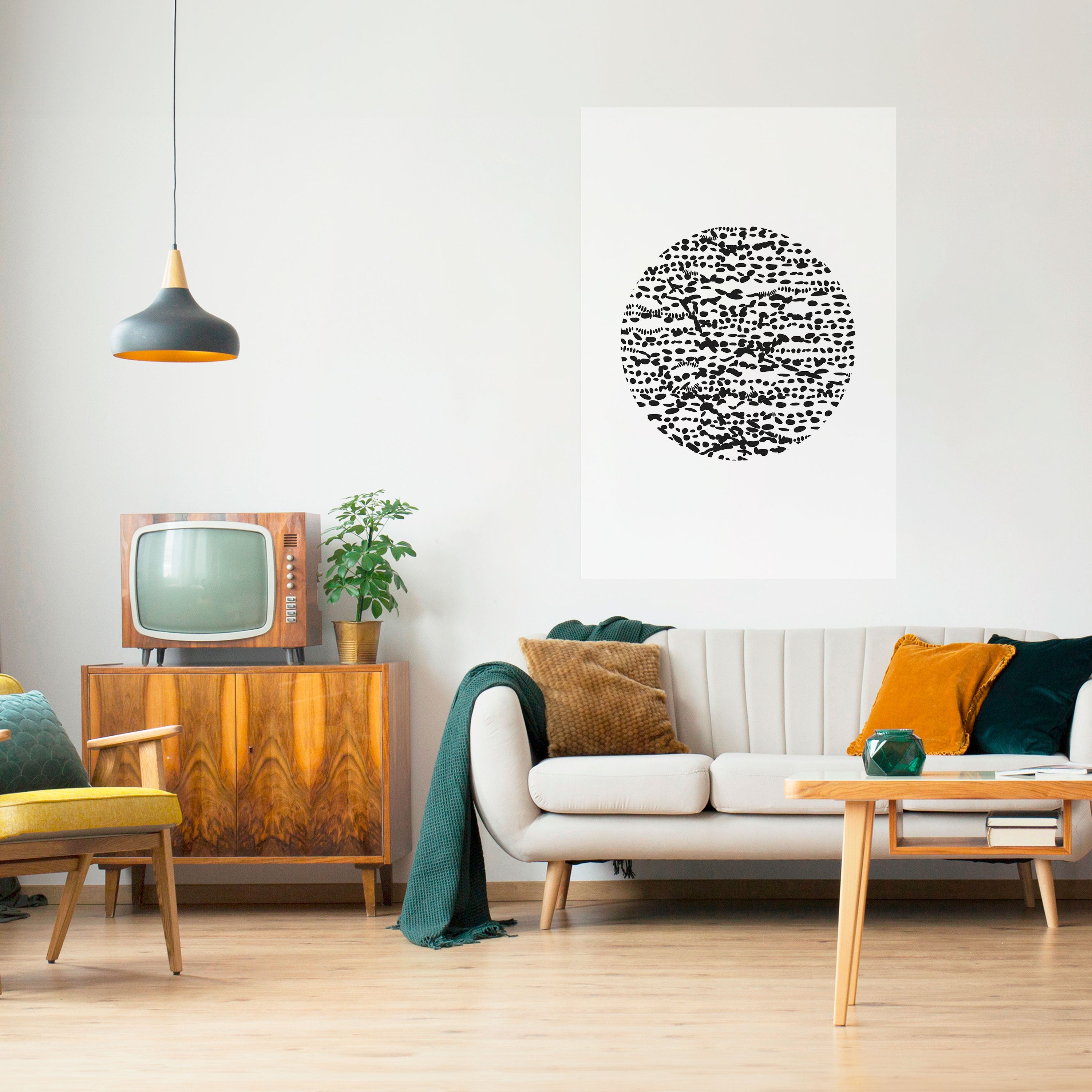 LUNAR LOOM Naklejka/Plakat pionowy