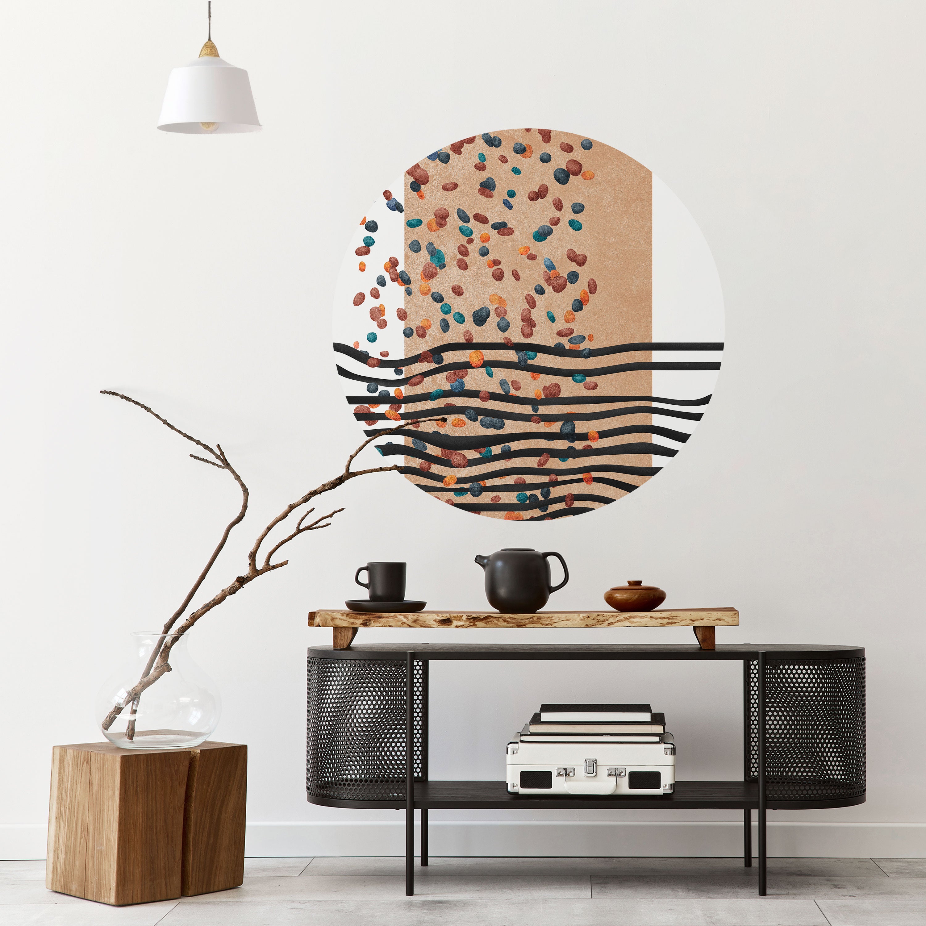 IMAGINARY RAIN Naklejka okrągła