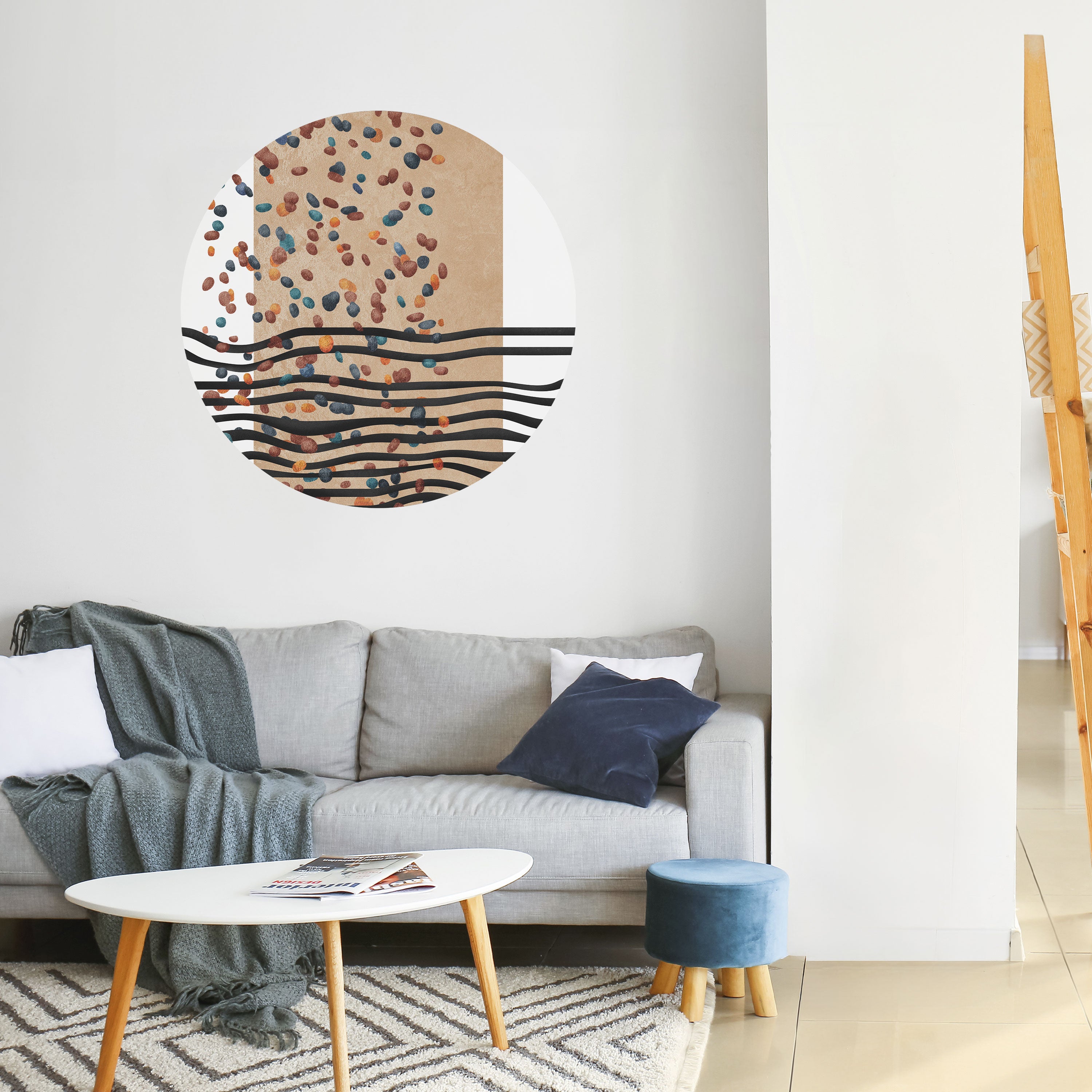 IMAGINARY RAIN Naklejka okrągła