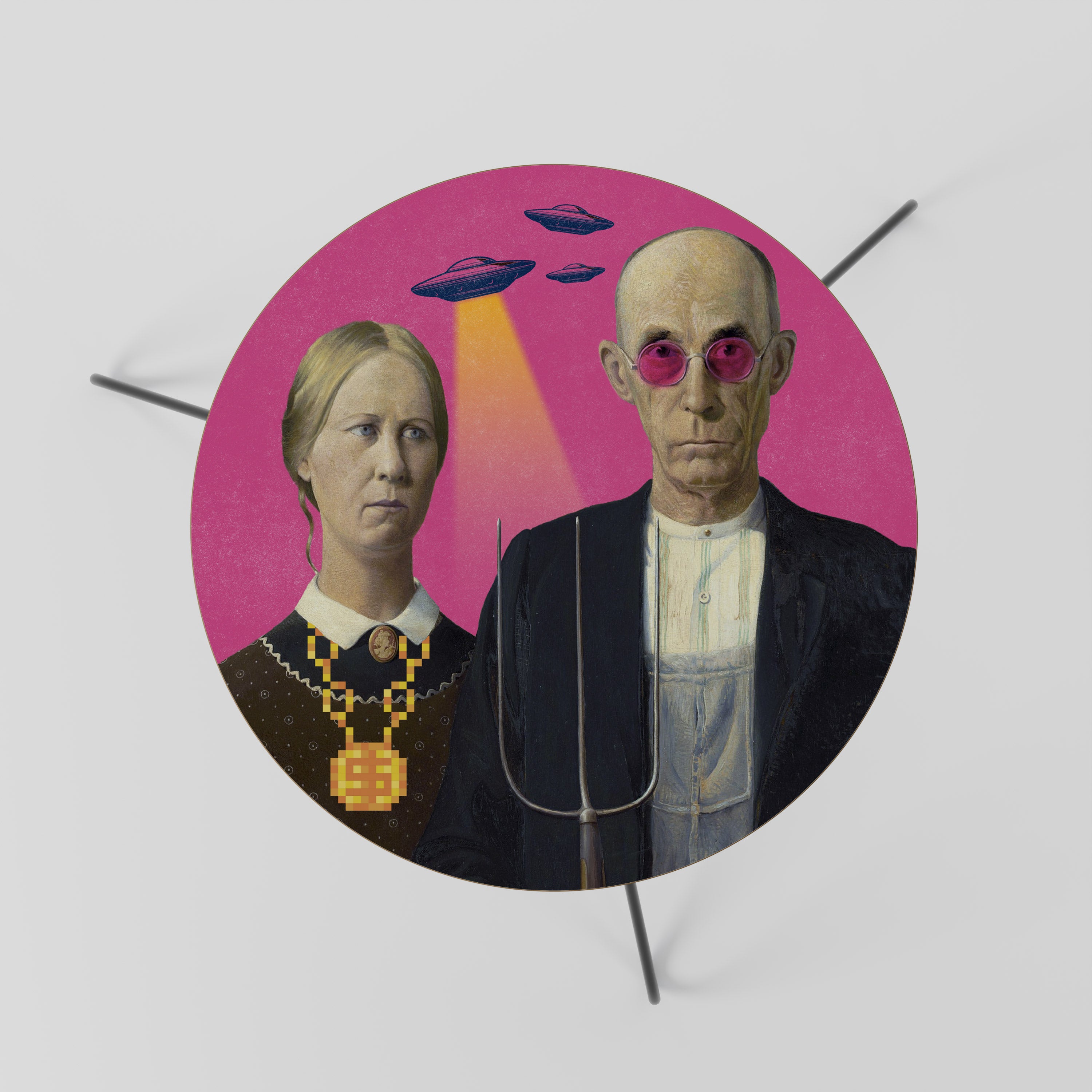 AMERICAN GOTHIC ALIEN Stolik kawowy mały