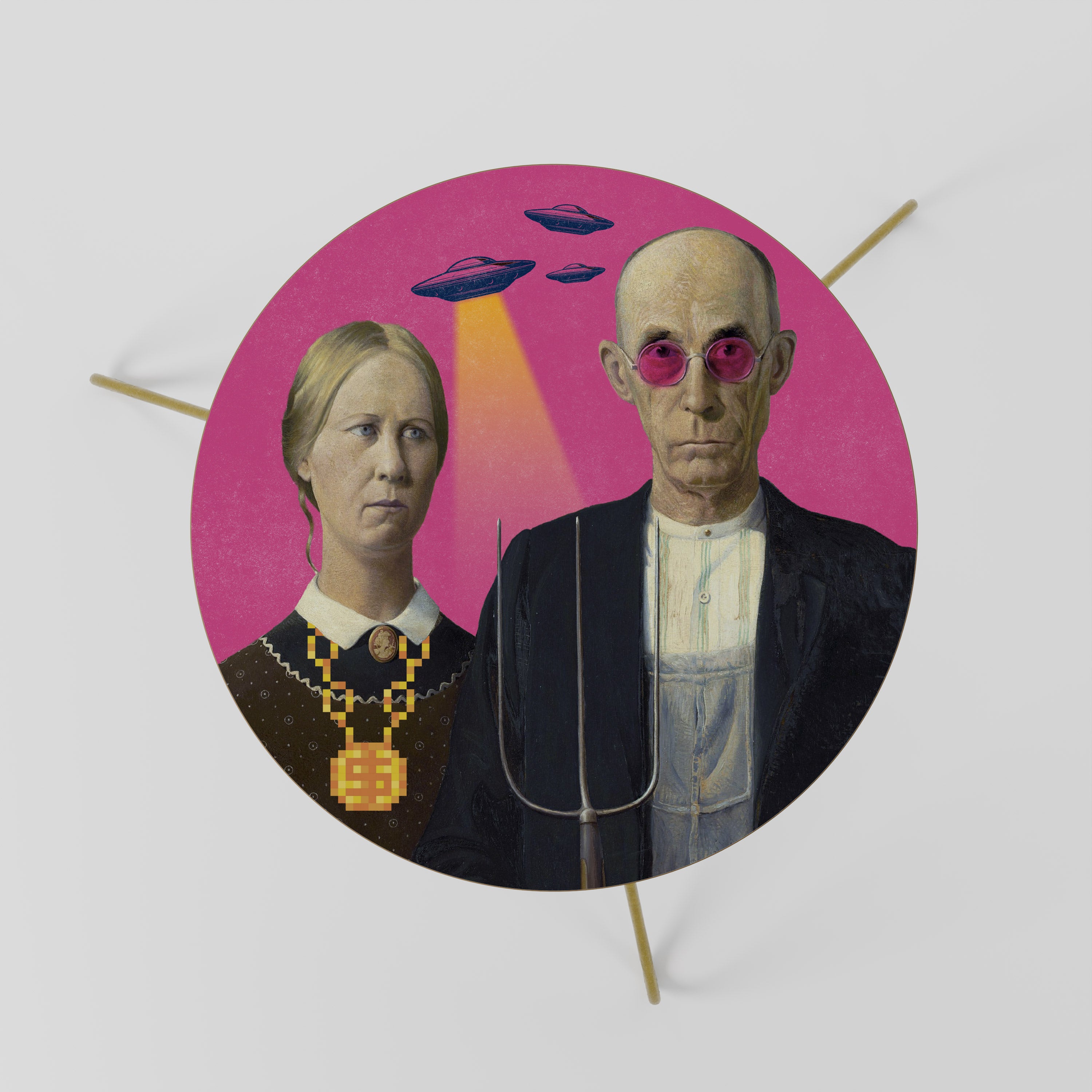 AMERICAN GOTHIC ALIEN Stolik kawowy mały