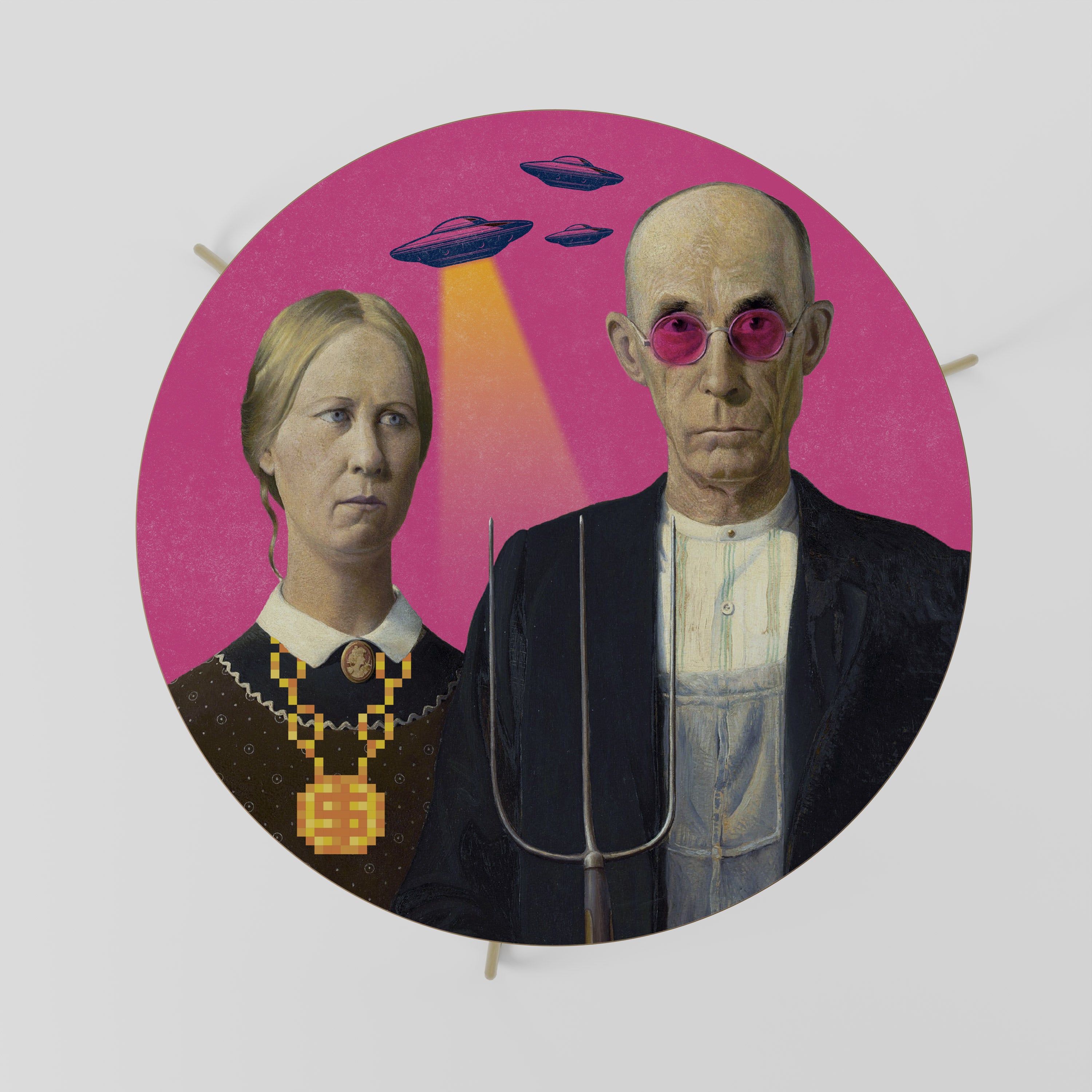 AMERICAN GOTHIC ALIEN Stolik kawowy duży