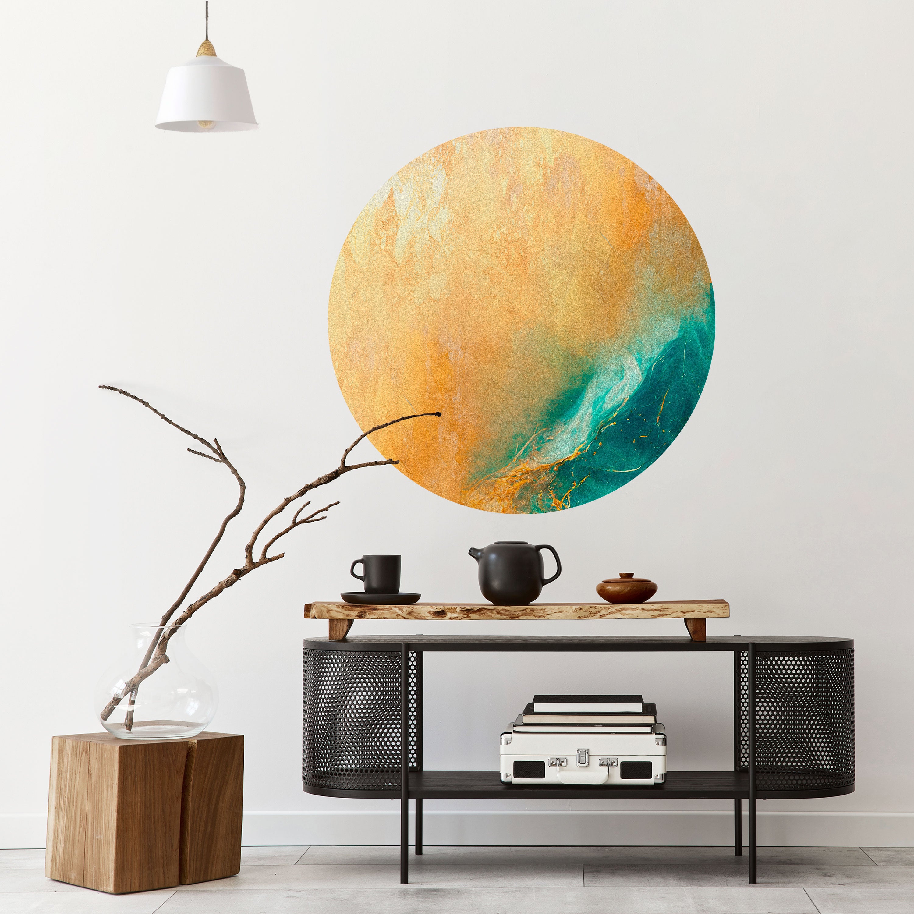 AZURE DREAMS Naklejka okrągła