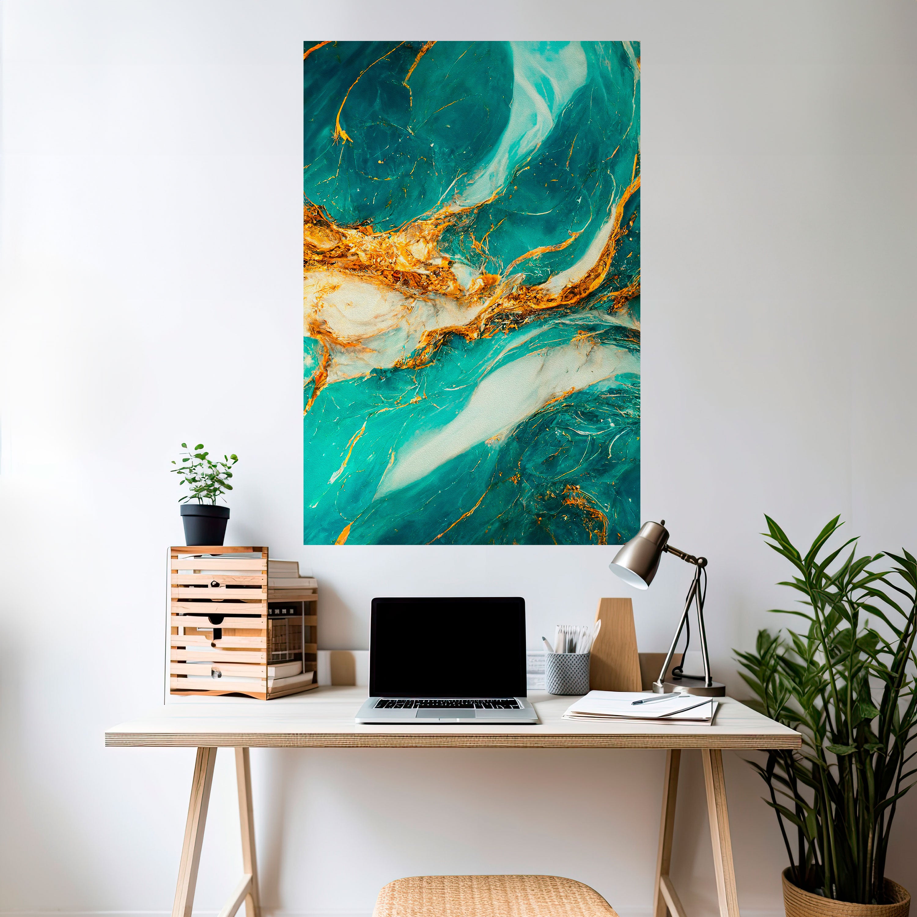 GILDED WHISPERS Naklejka/Plakat pionowy
