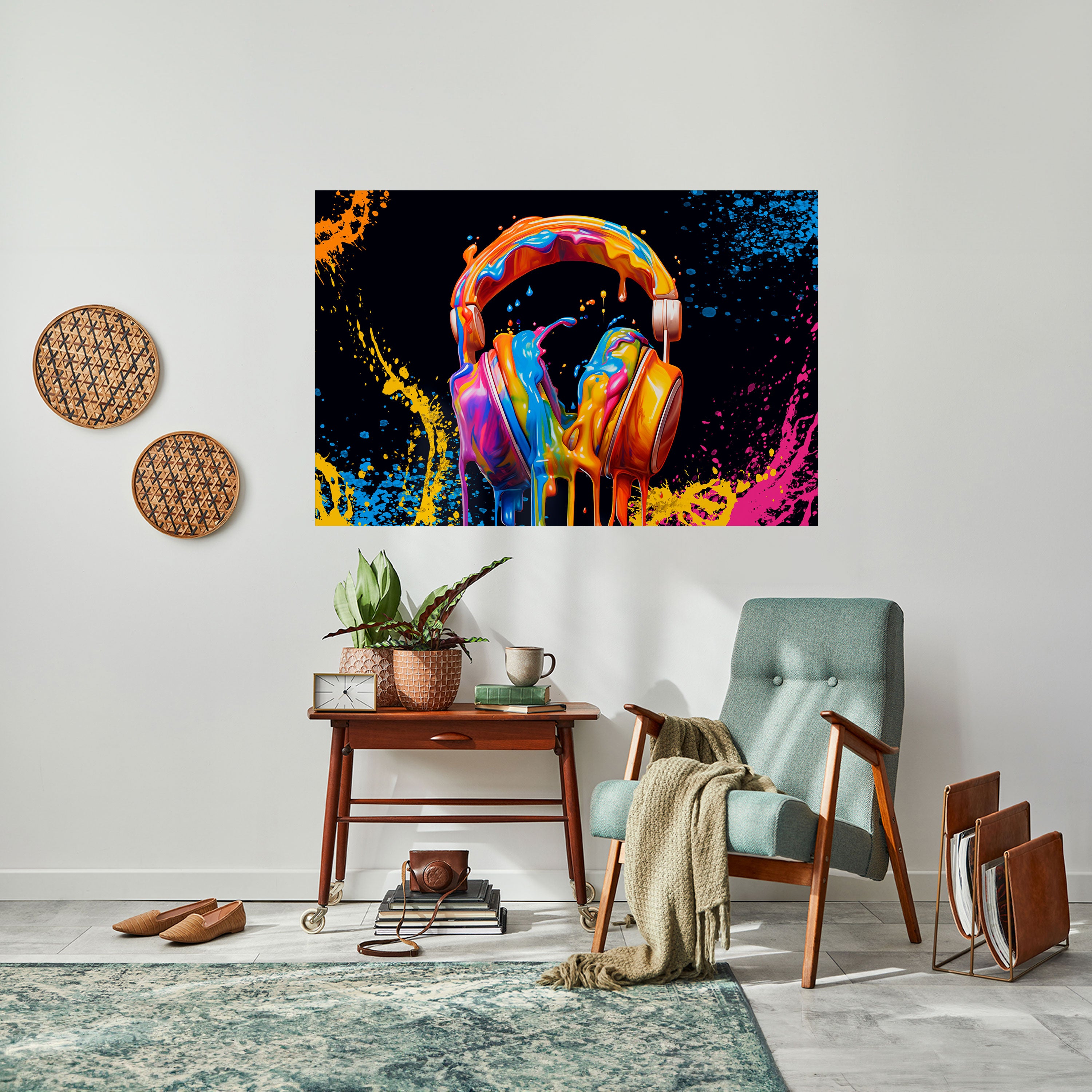 MUSIC IS MY EXTASY Naklejka/Plakat poziomy