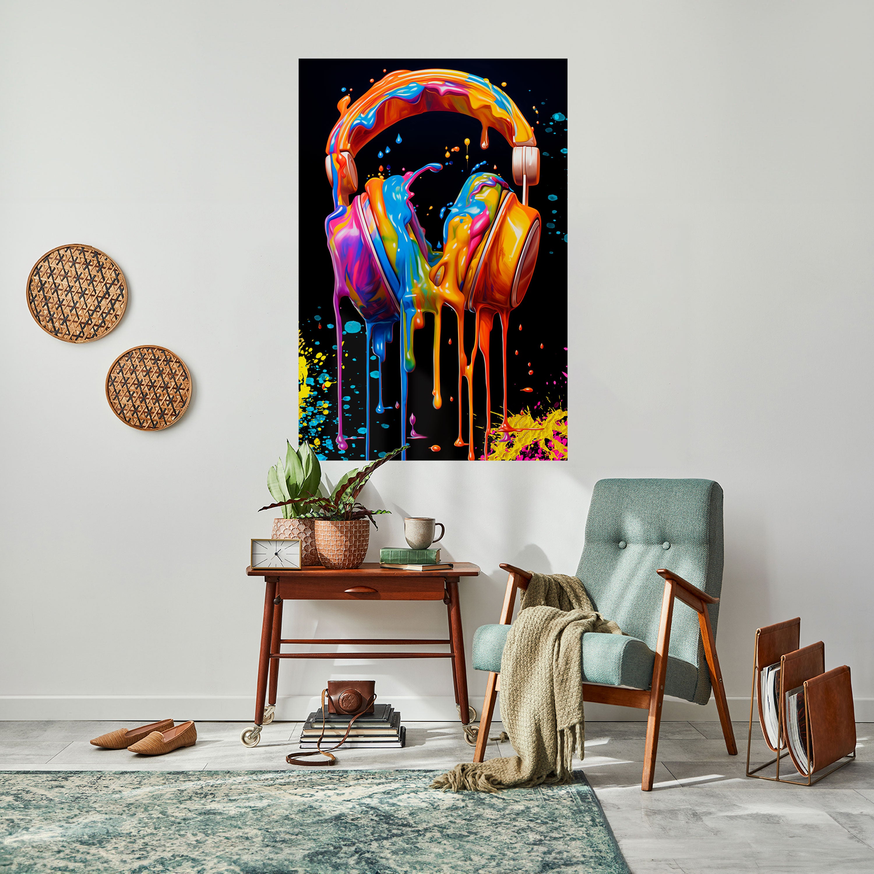 MUSIC IS MY EXTASY Naklejka/Plakat pionowy