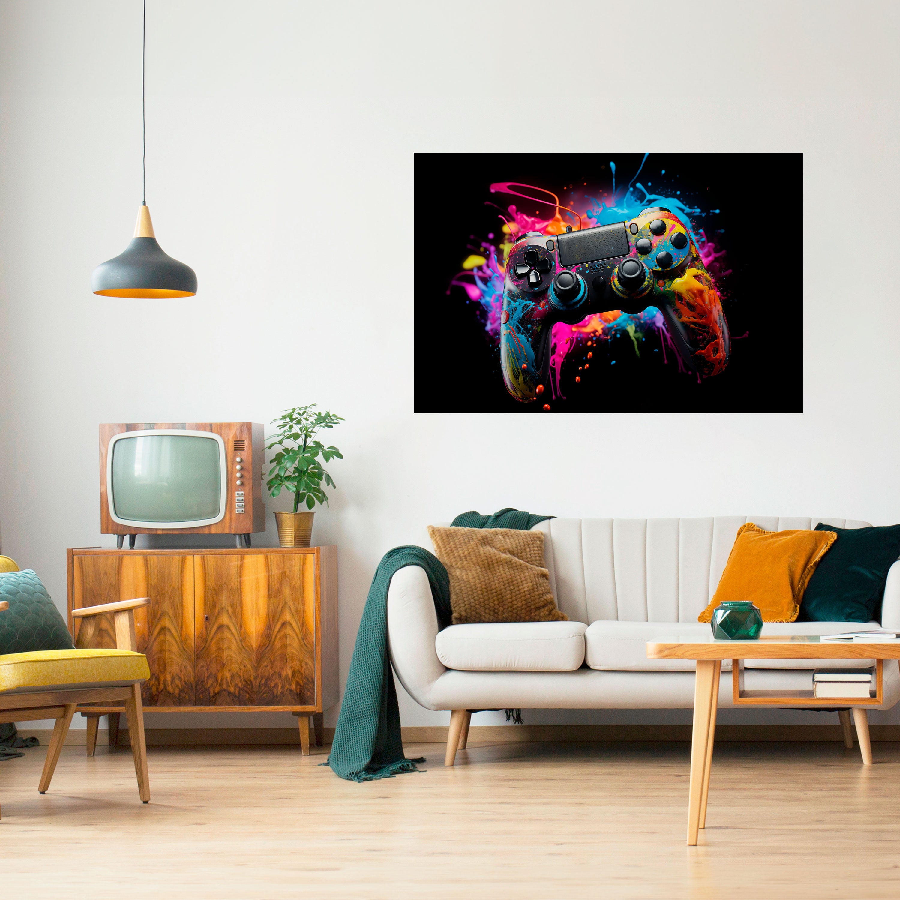 CYBERNETIC GAME Naklejka/Plakat poziomy