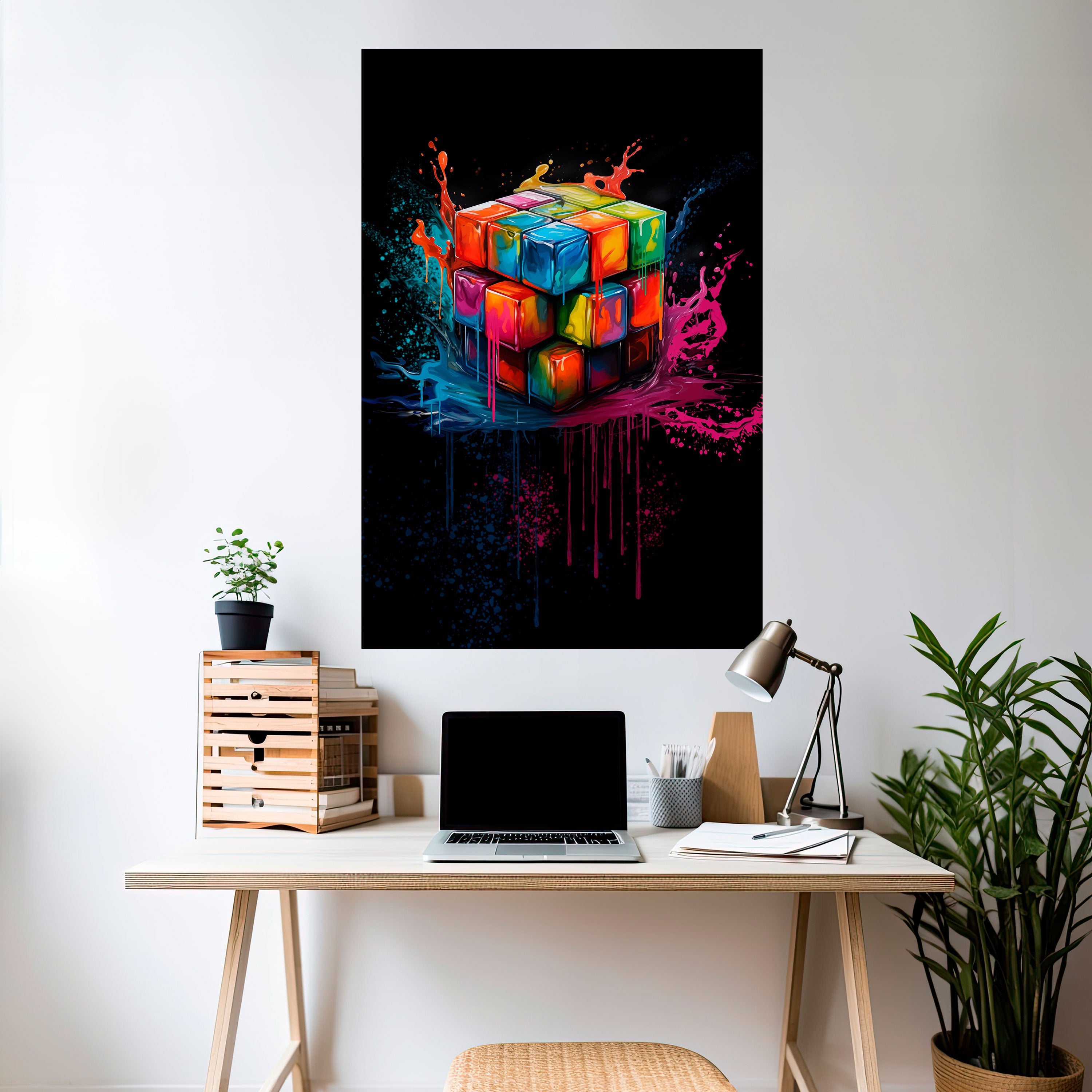 CUBE FUSION Naklejka/Plakat pionowy