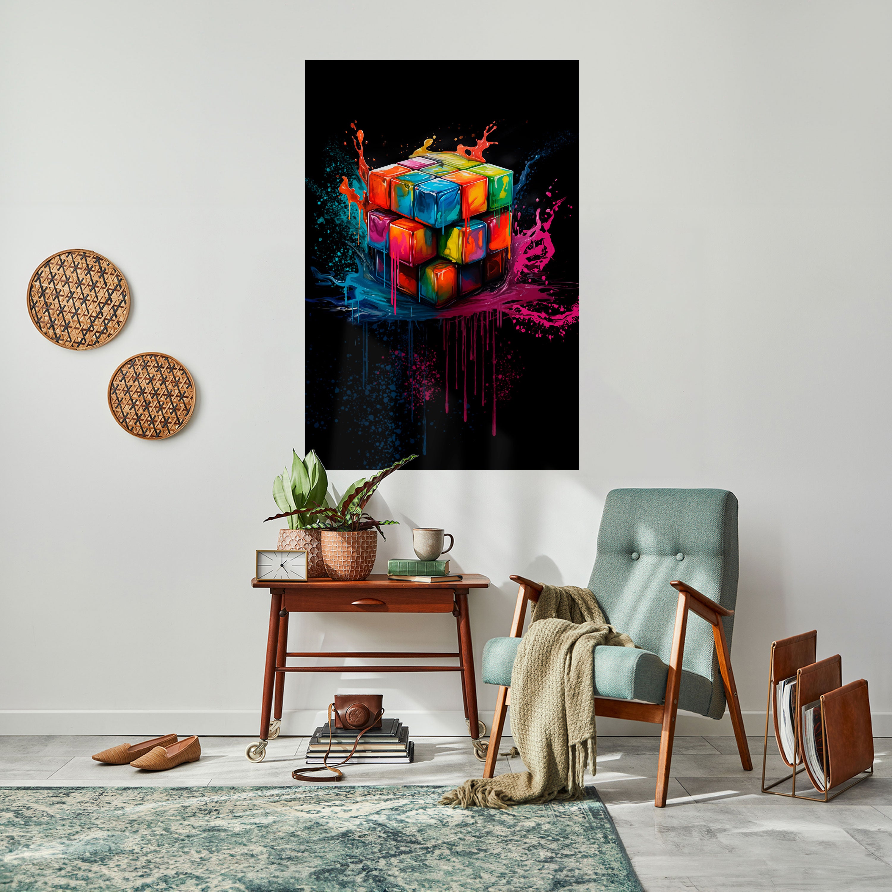 CUBE FUSION Naklejka/Plakat pionowy