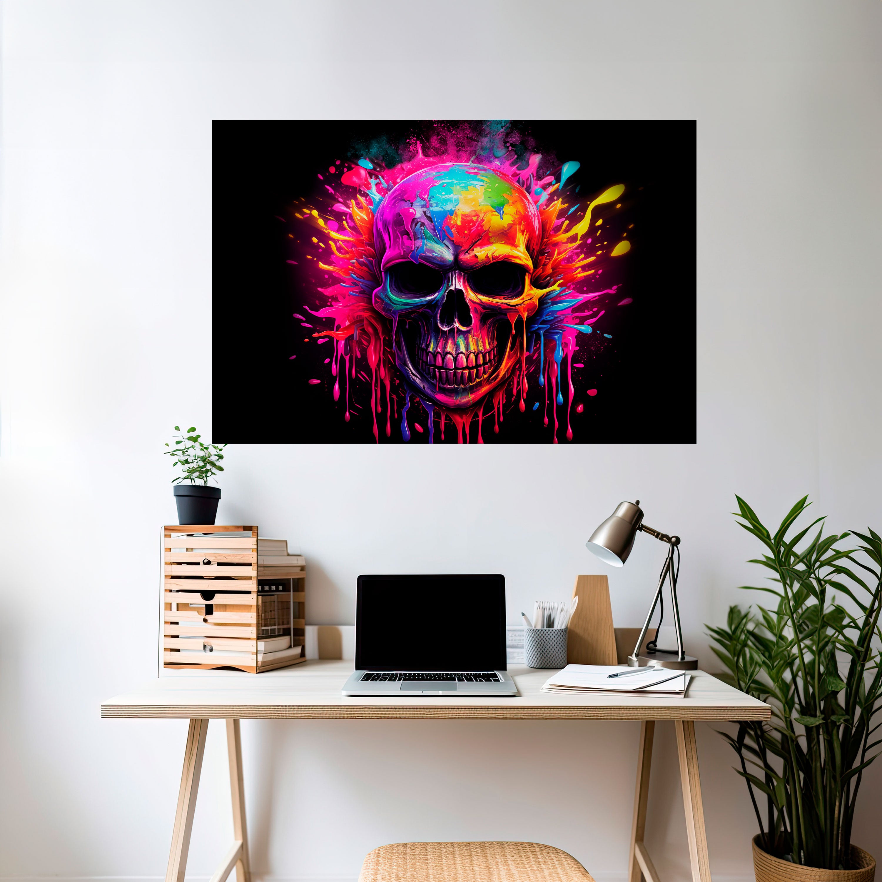 SKULL QUEST Naklejka/Plakat poziomy