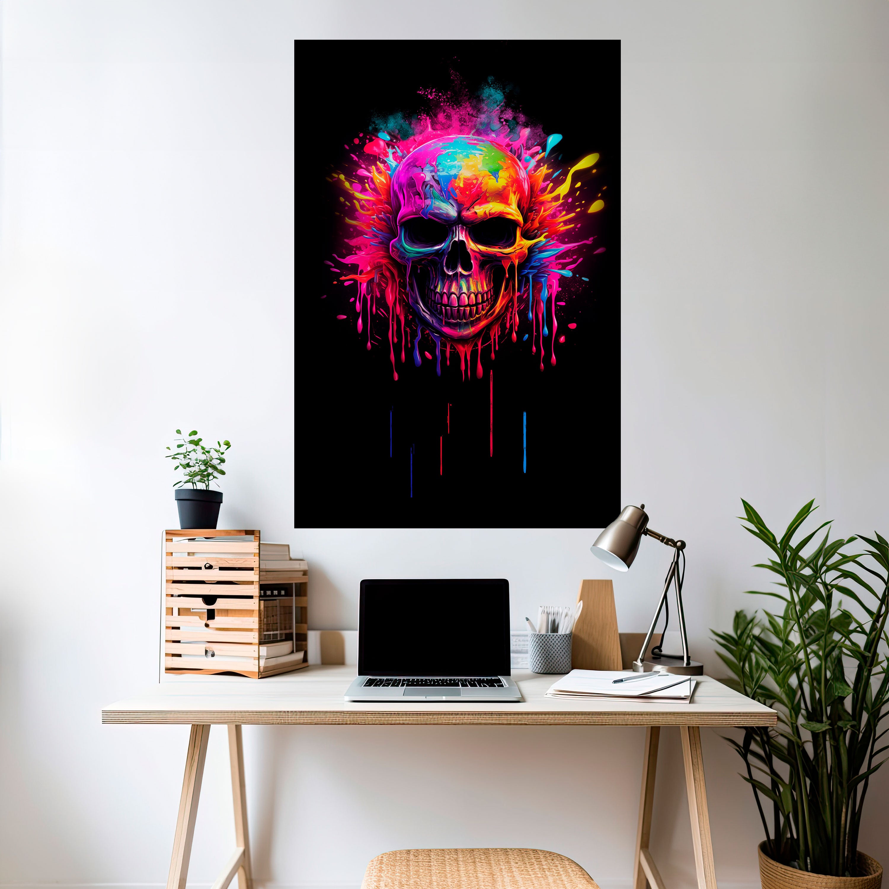 SKULL QUEST Naklejka/Plakat pionowy