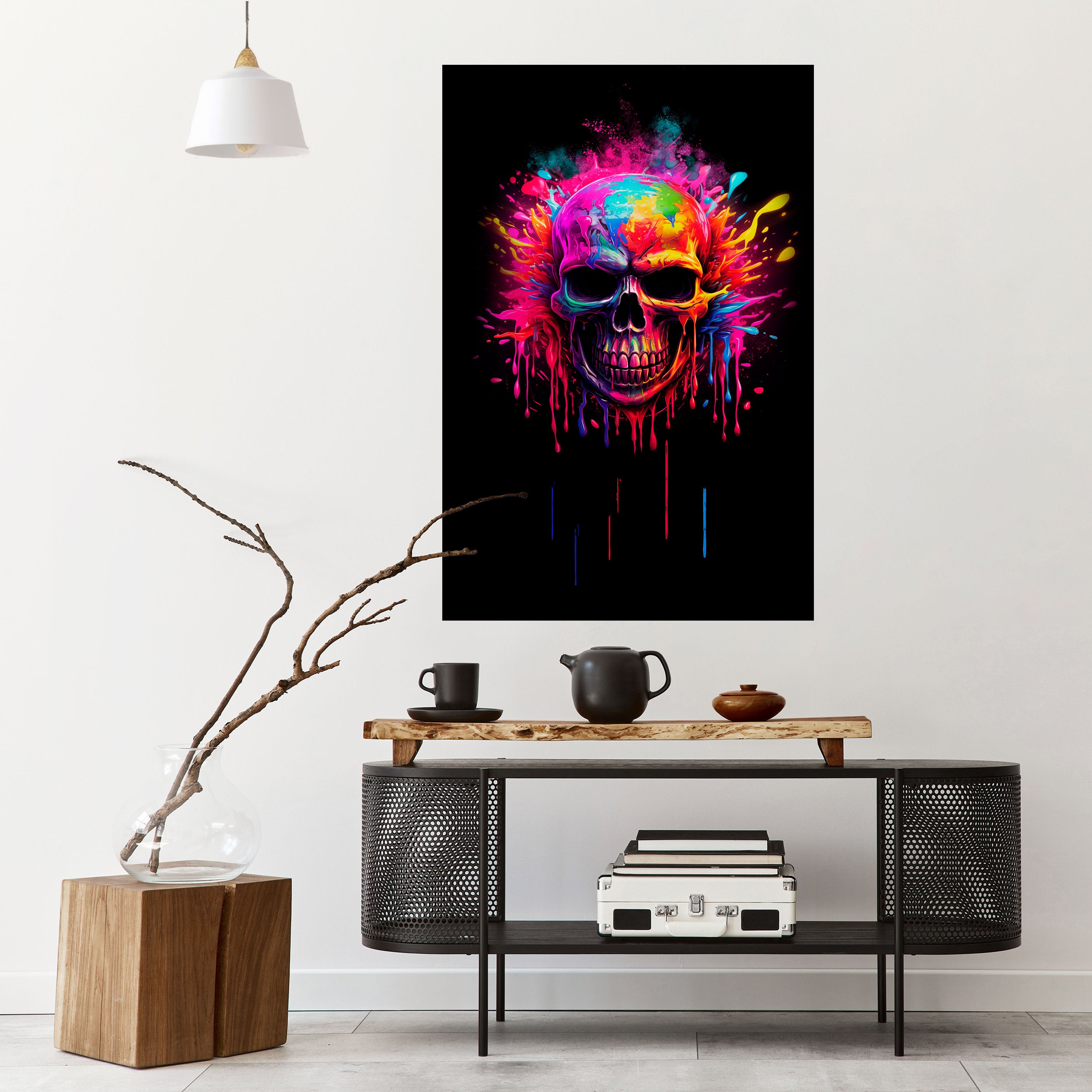 SKULL QUEST Naklejka/Plakat pionowy