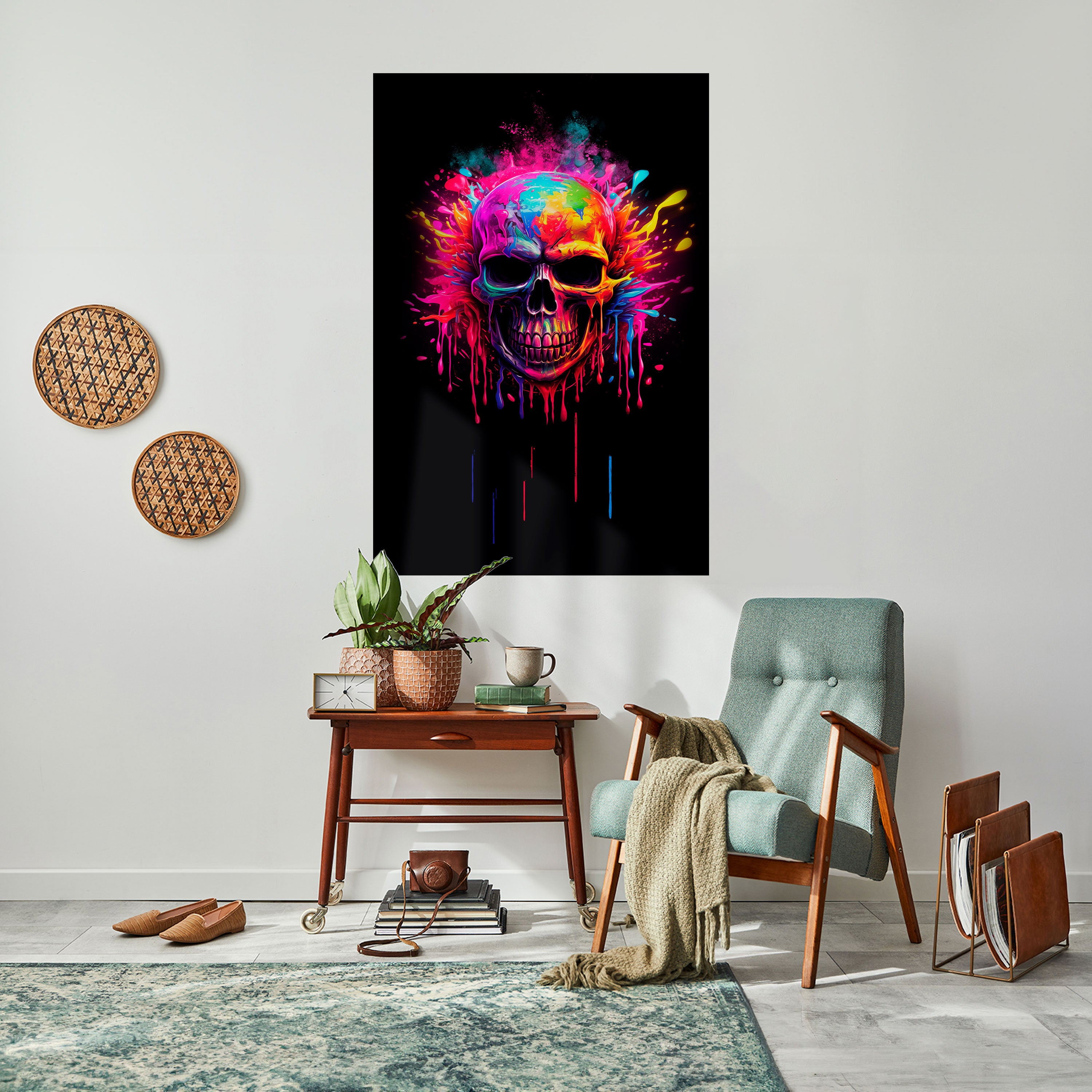 SKULL QUEST Naklejka/Plakat pionowy
