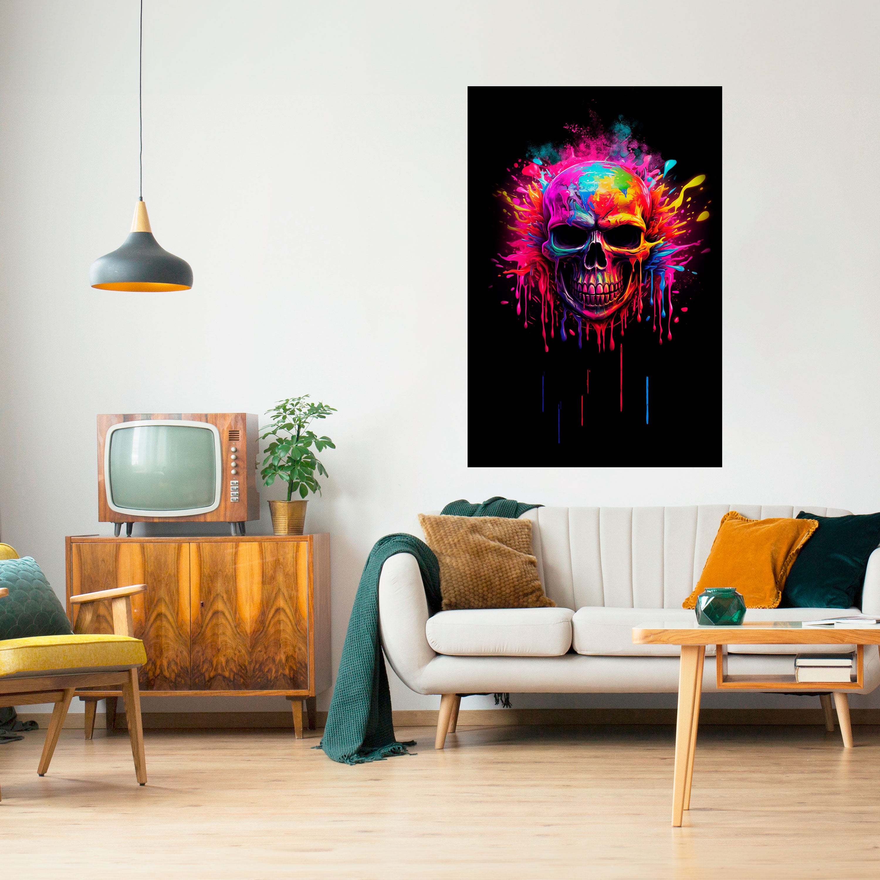 SKULL QUEST Naklejka/Plakat pionowy