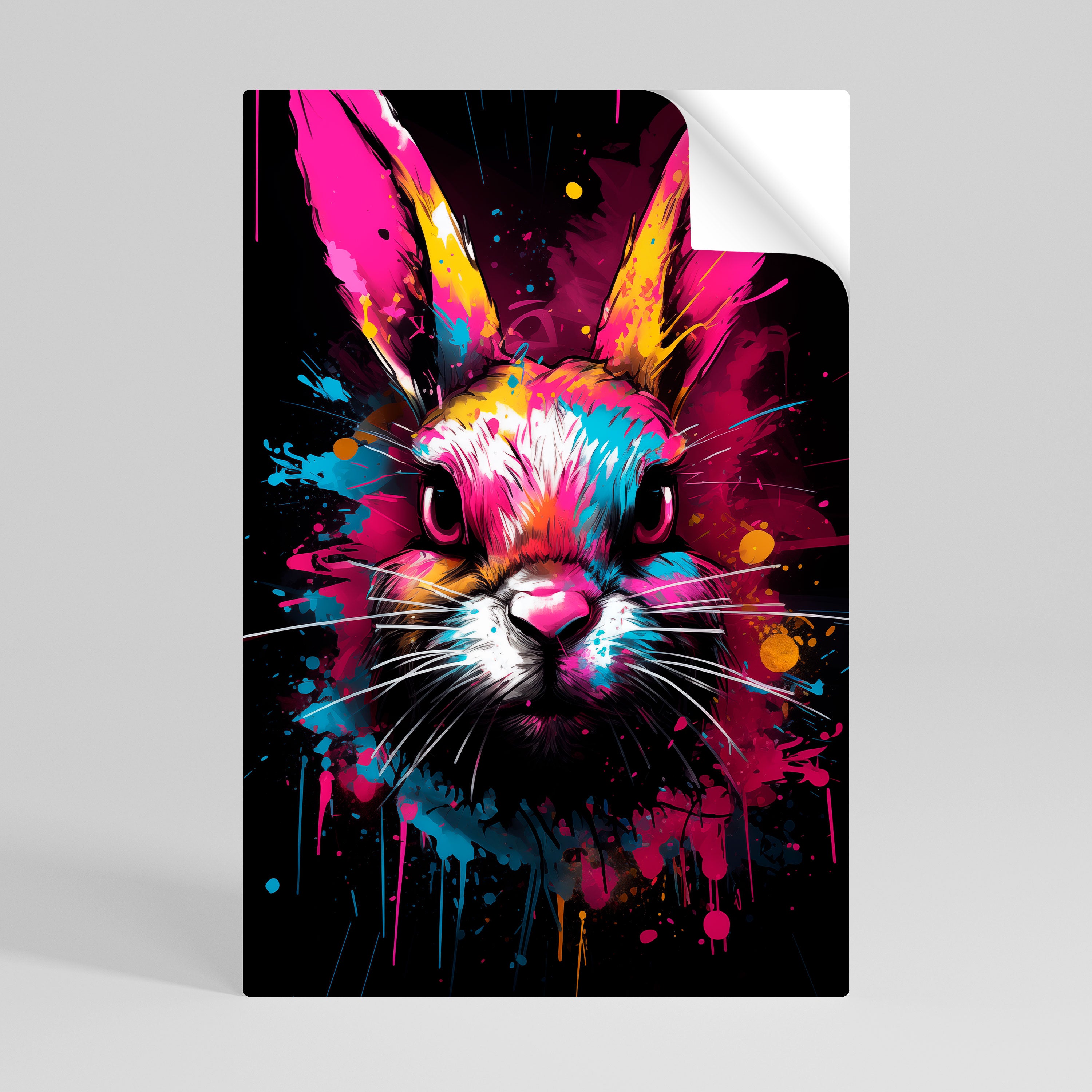 DON'T FOLLOW THE RABBIT Naklejka/Plakat pionowy