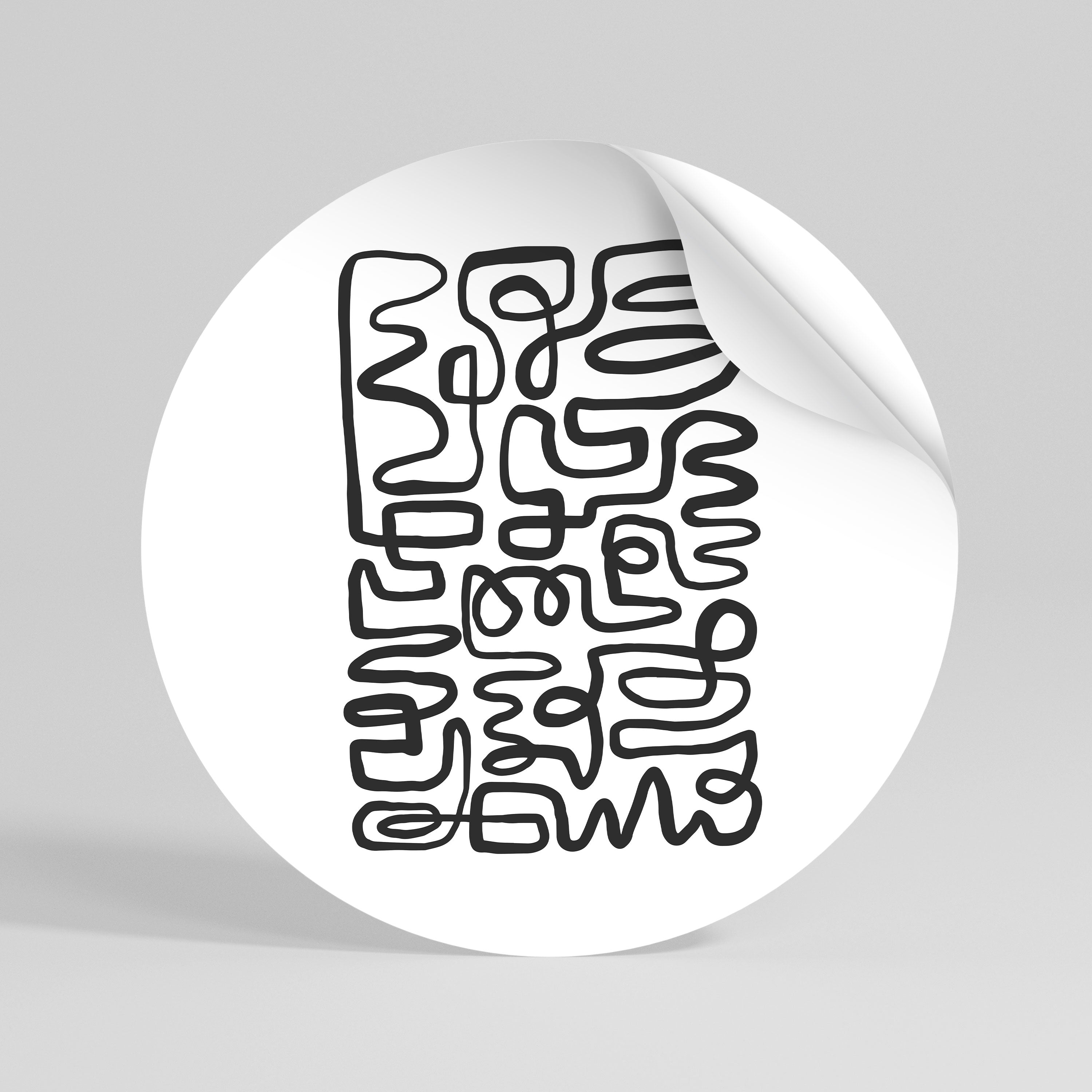 LOST IN THE ECHO Naklejka okrągła