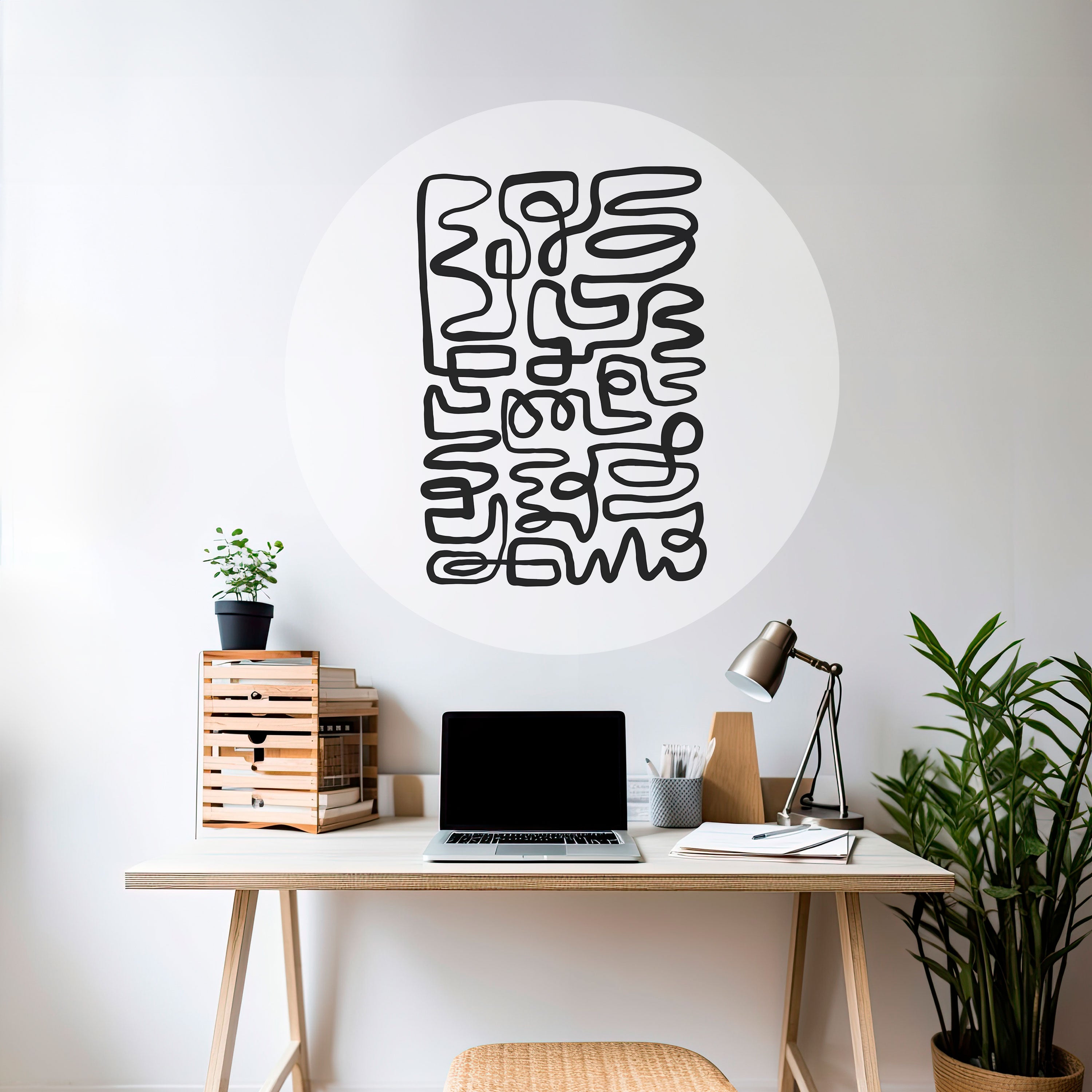 LOST IN THE ECHO Naklejka okrągła