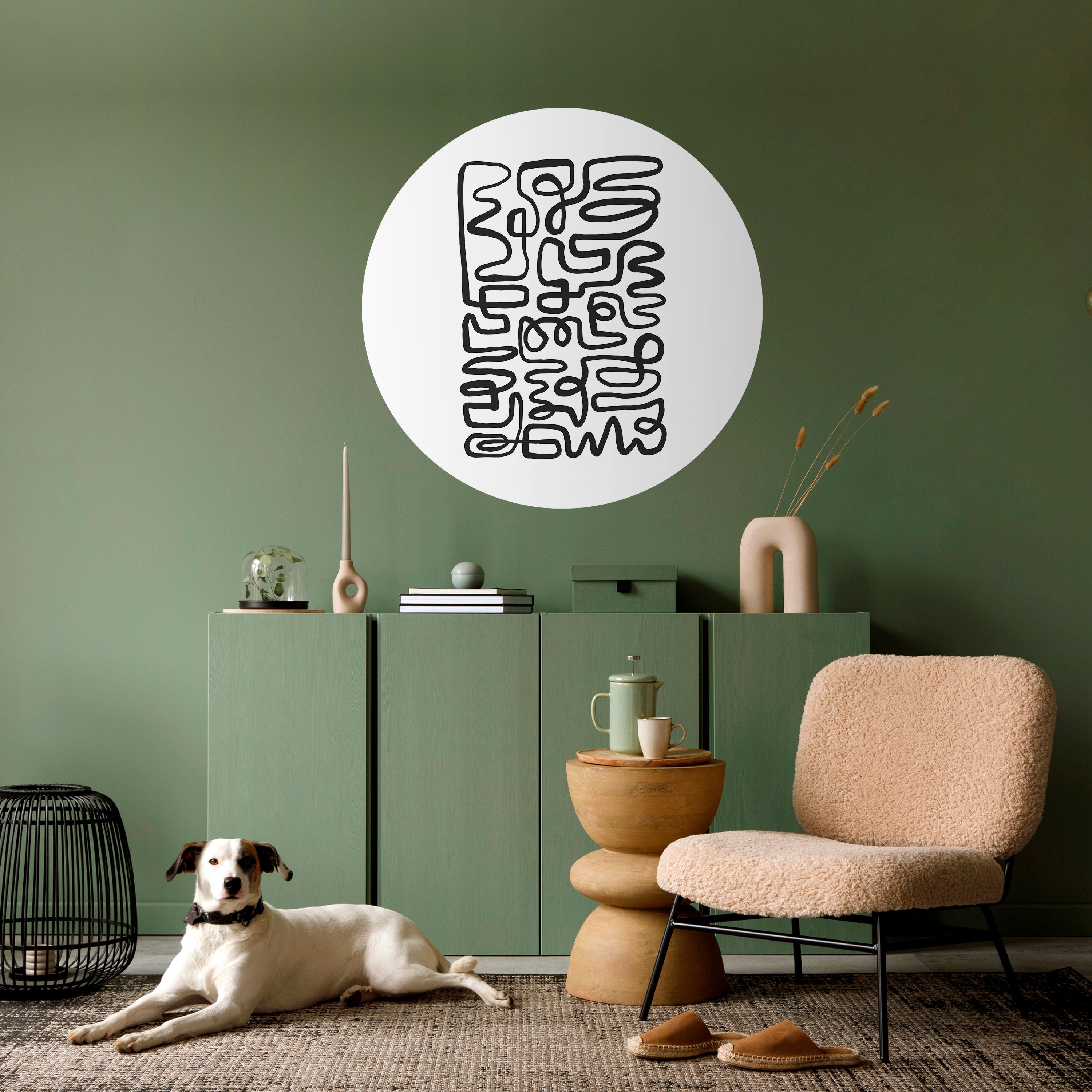 LOST IN THE ECHO Naklejka okrągła