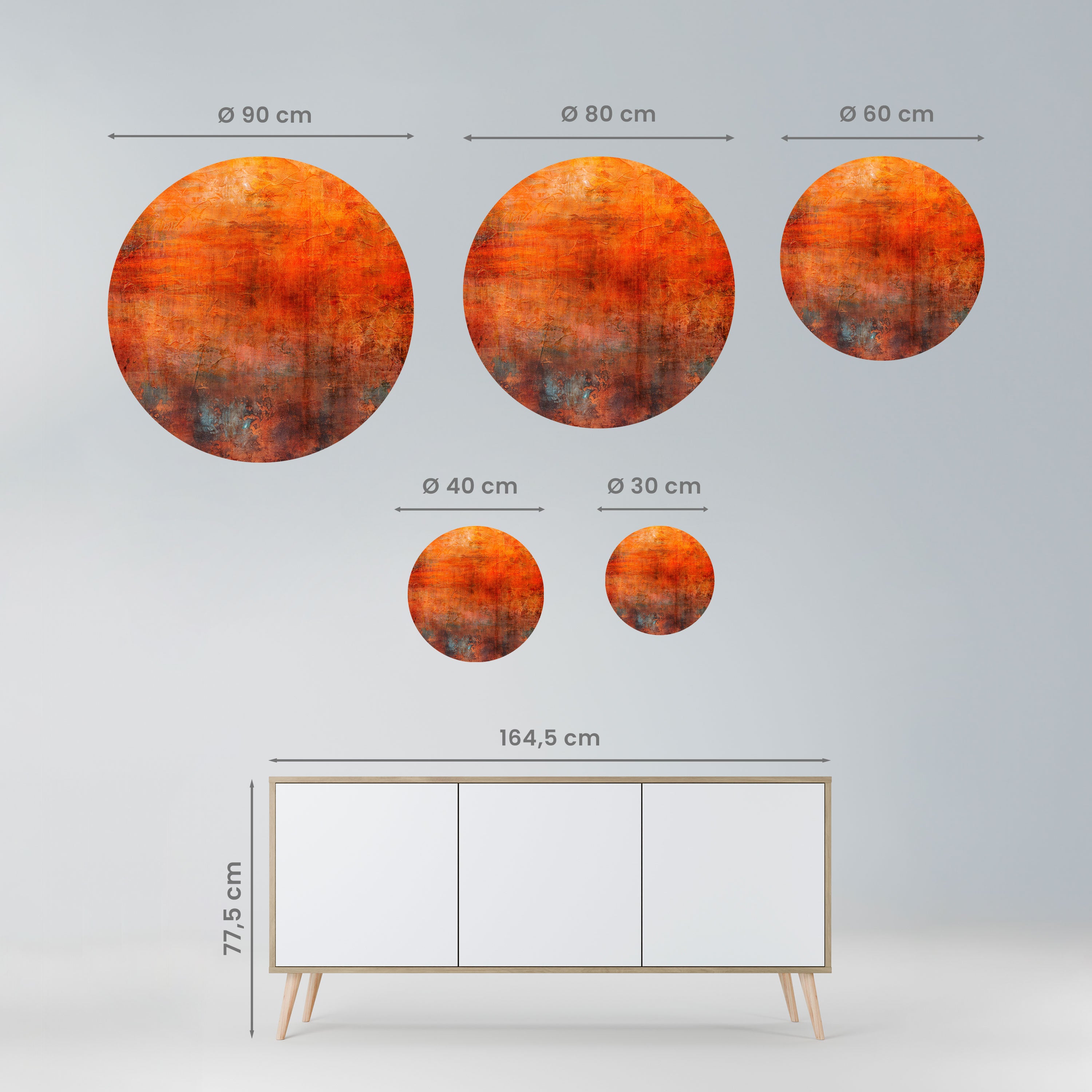 ECHOES OF EUPHORIA Naklejka okrągła