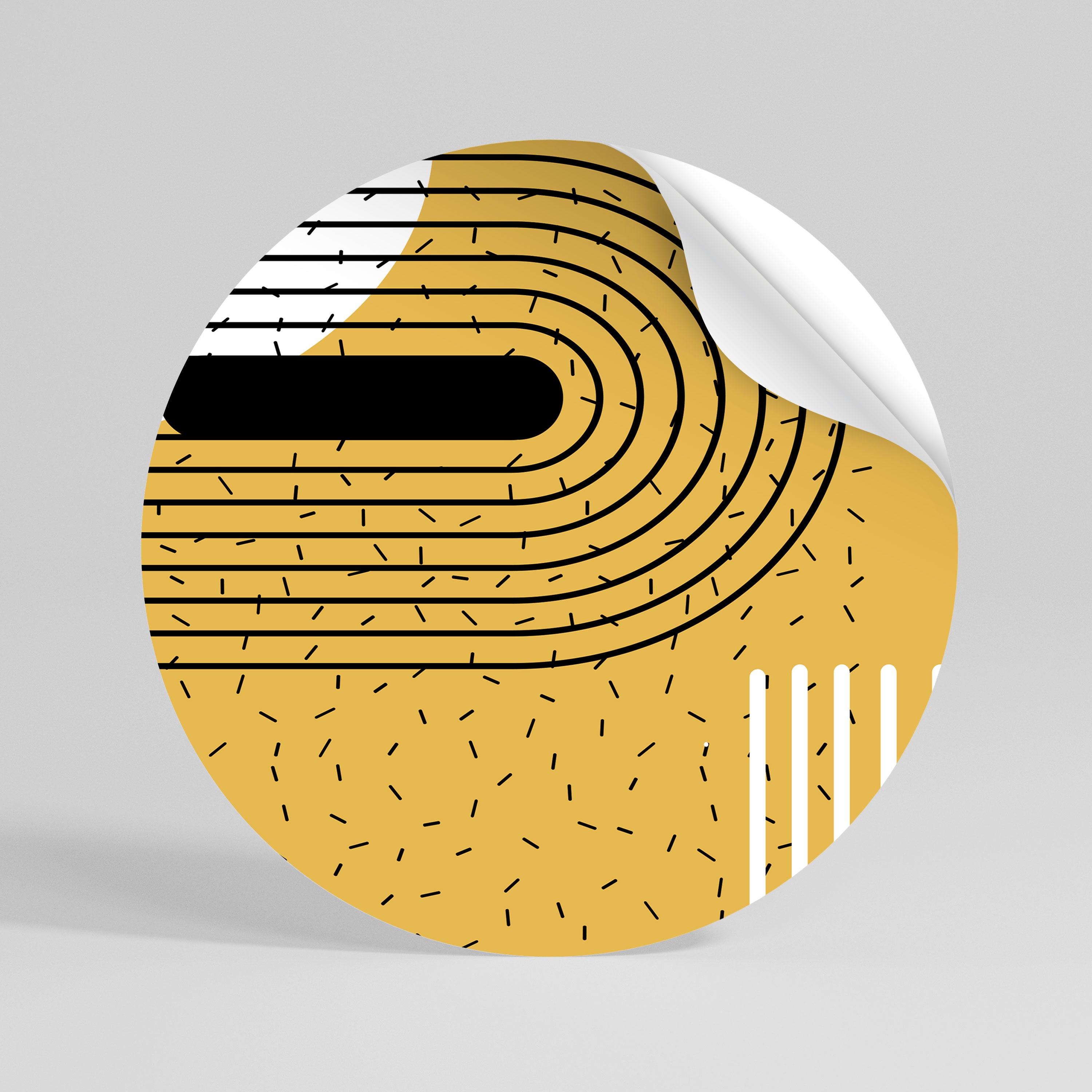 SHAPESHIFT SYMPHONY Naklejka okrągła