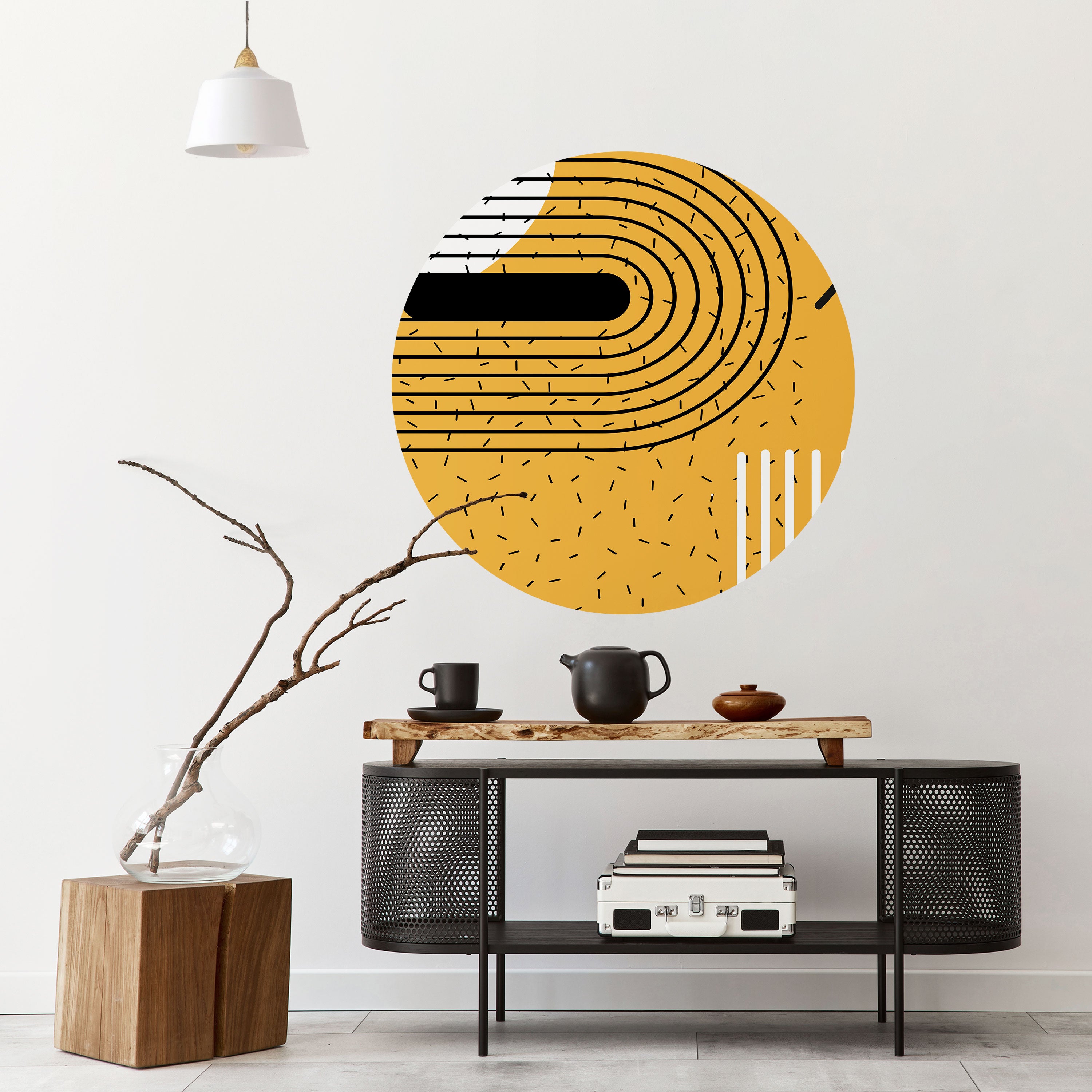 SHAPESHIFT SYMPHONY Naklejka okrągła