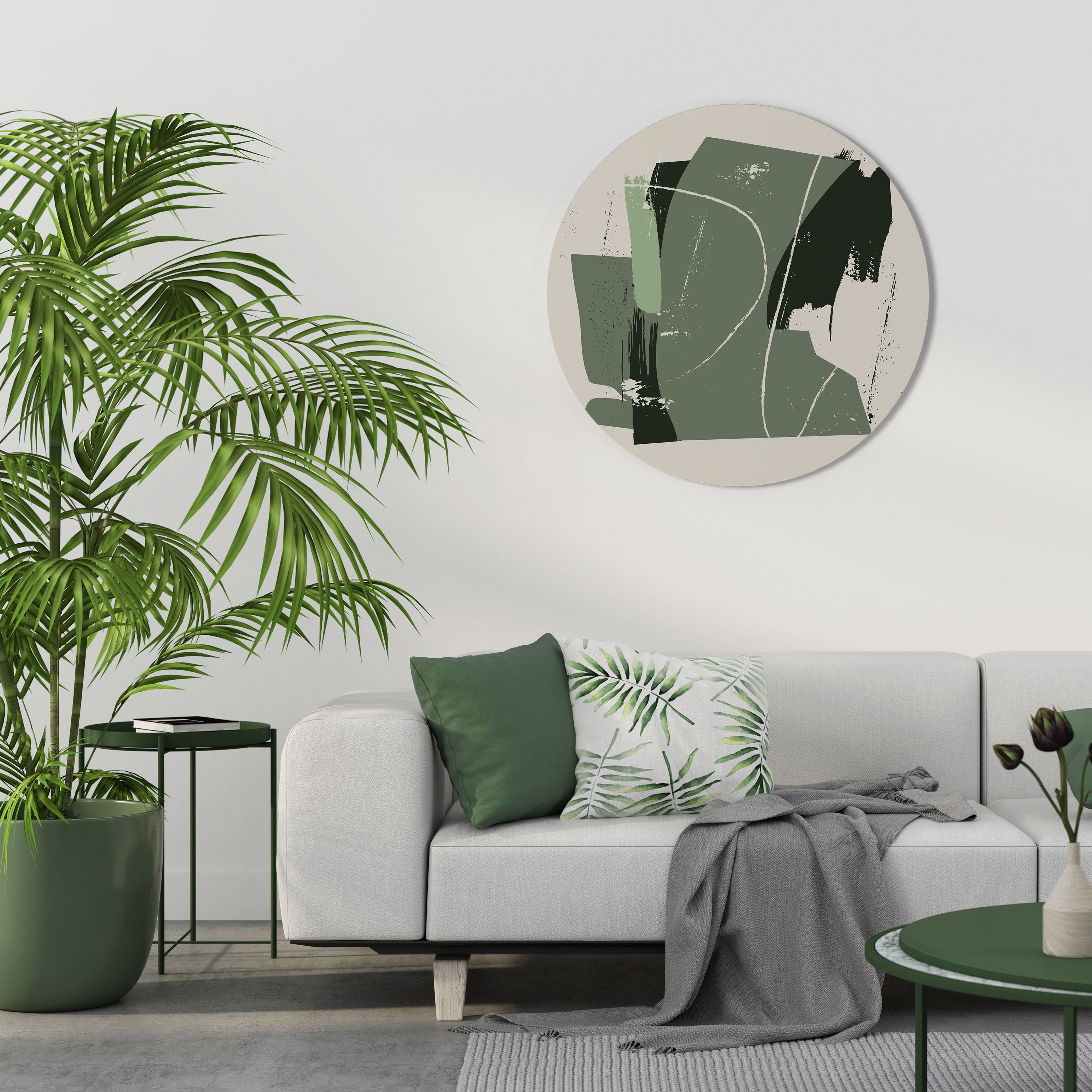 EVERGREEN ESCAPE Obraz okrągły