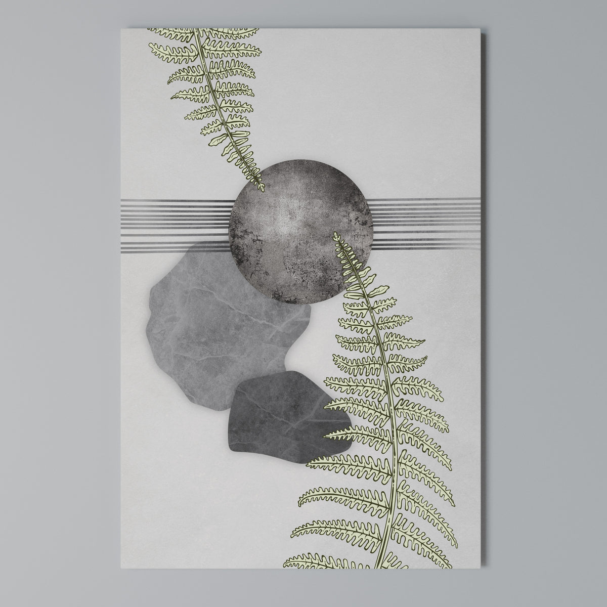 FERN MELANCHOLY Pionowy obraz na płótnie