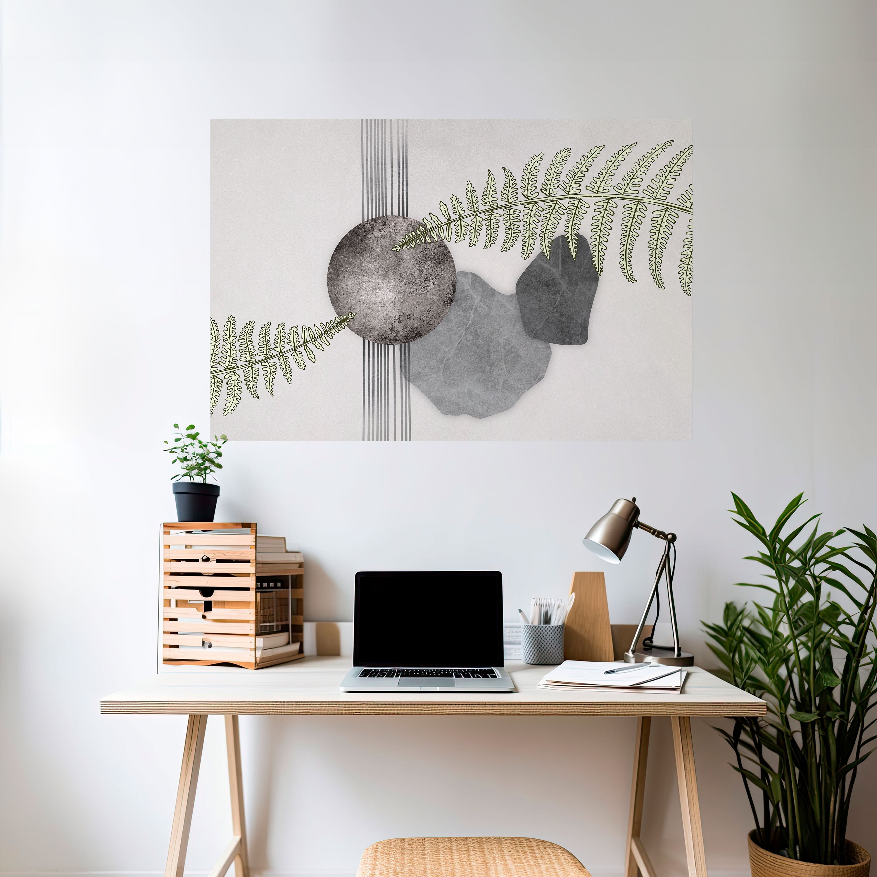 FERN MELANCHOLY Naklejka/Plakat poziomy