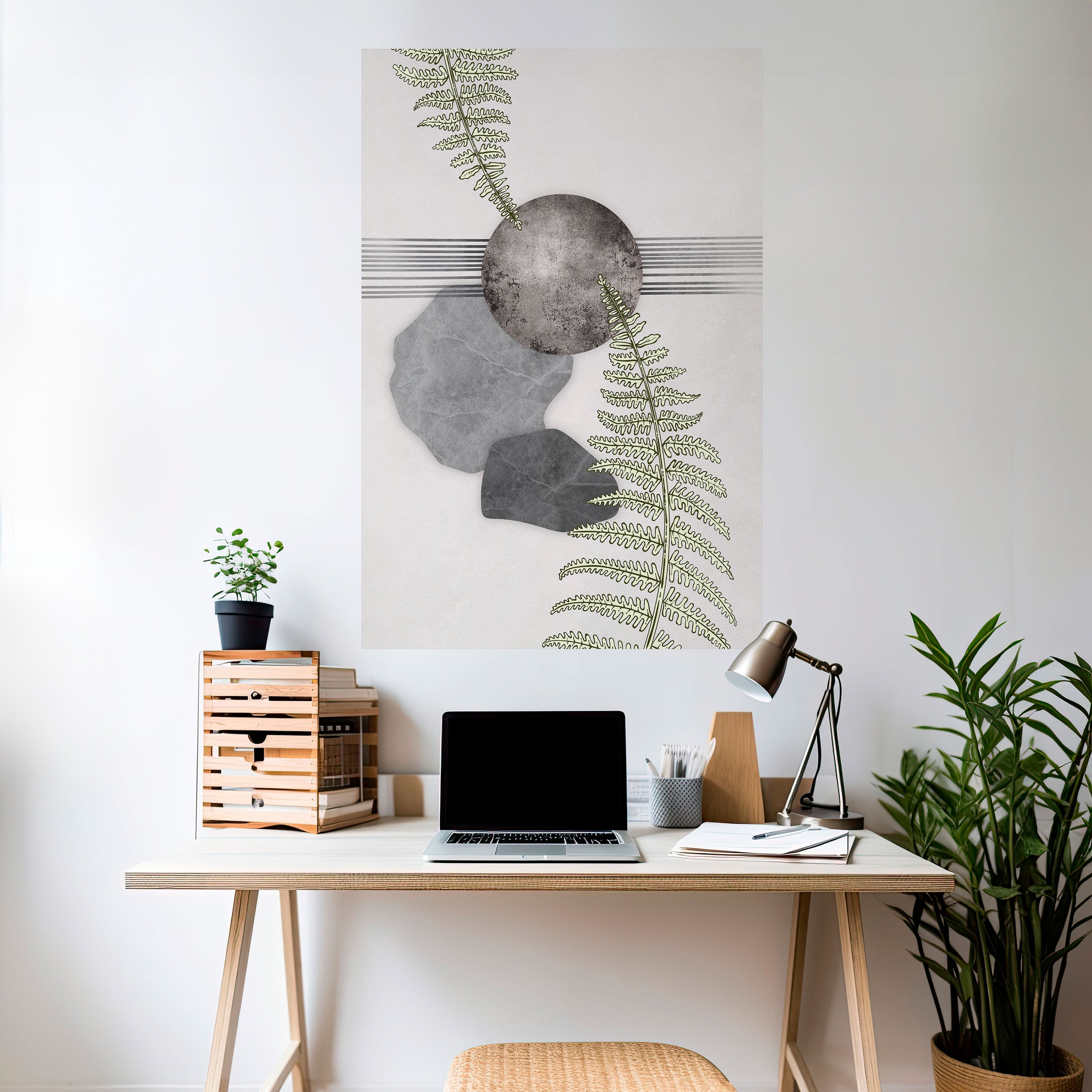 FERN MELANCHOLY Naklejka/Plakat pionowy