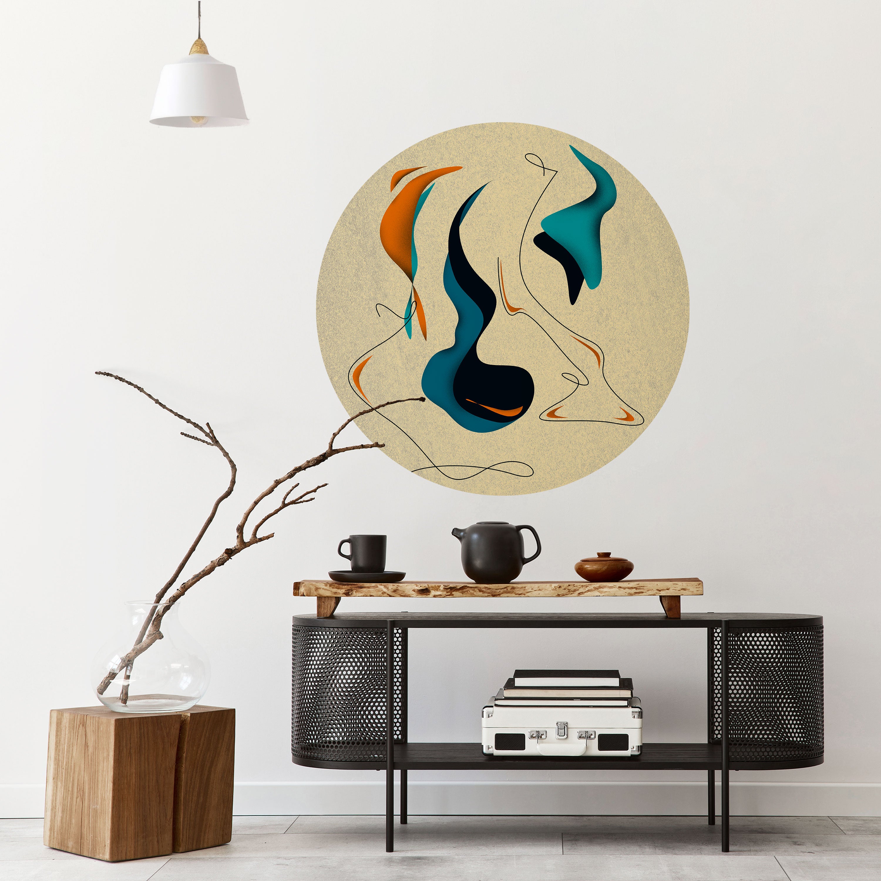 DREAMY DAZE Naklejka okrągła