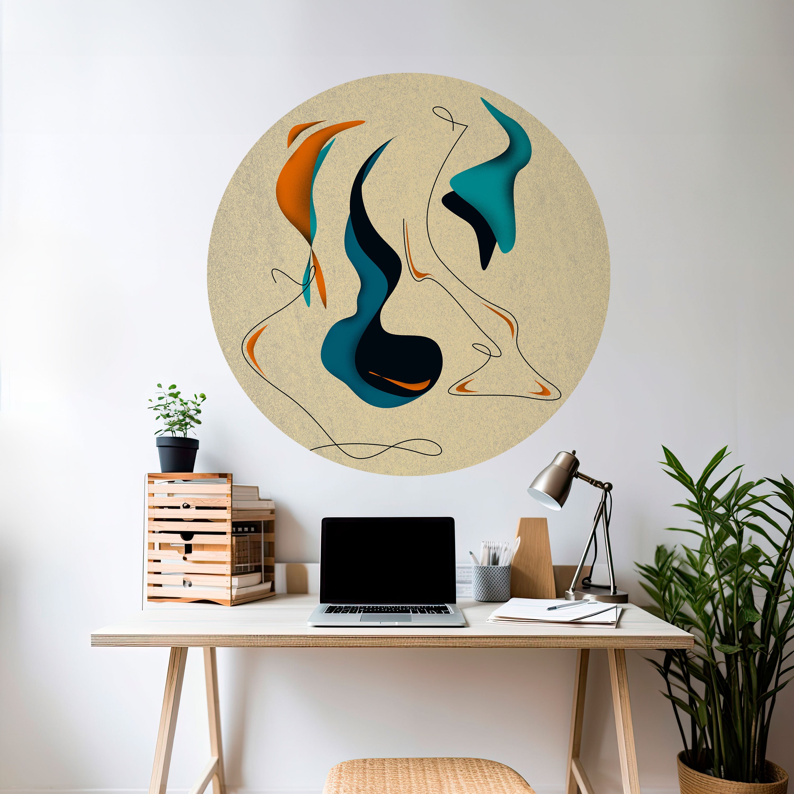 DREAMY DAZE Naklejka okrągła