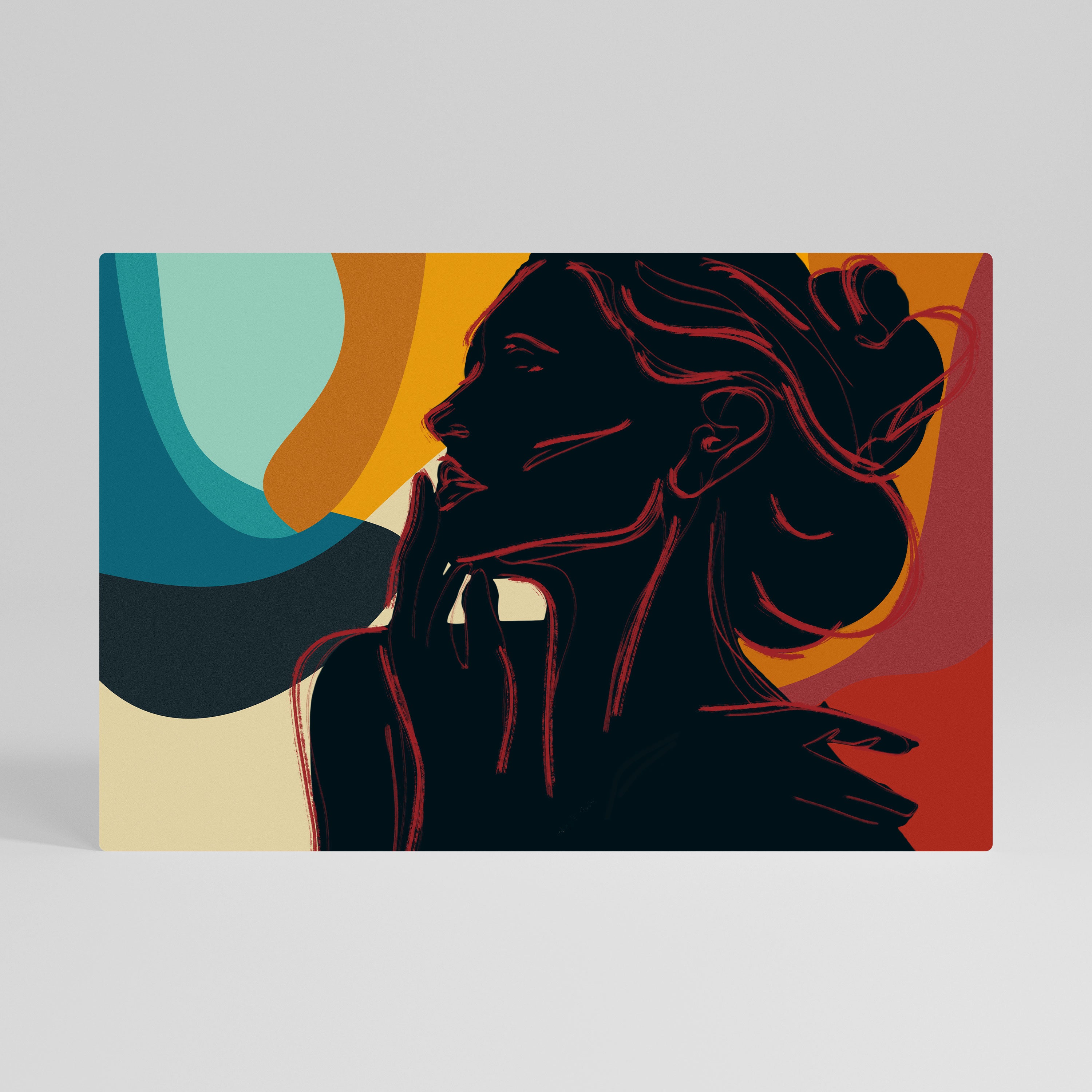 SILHOUETTE SONATA - Obraz na płótnie (poziomy)