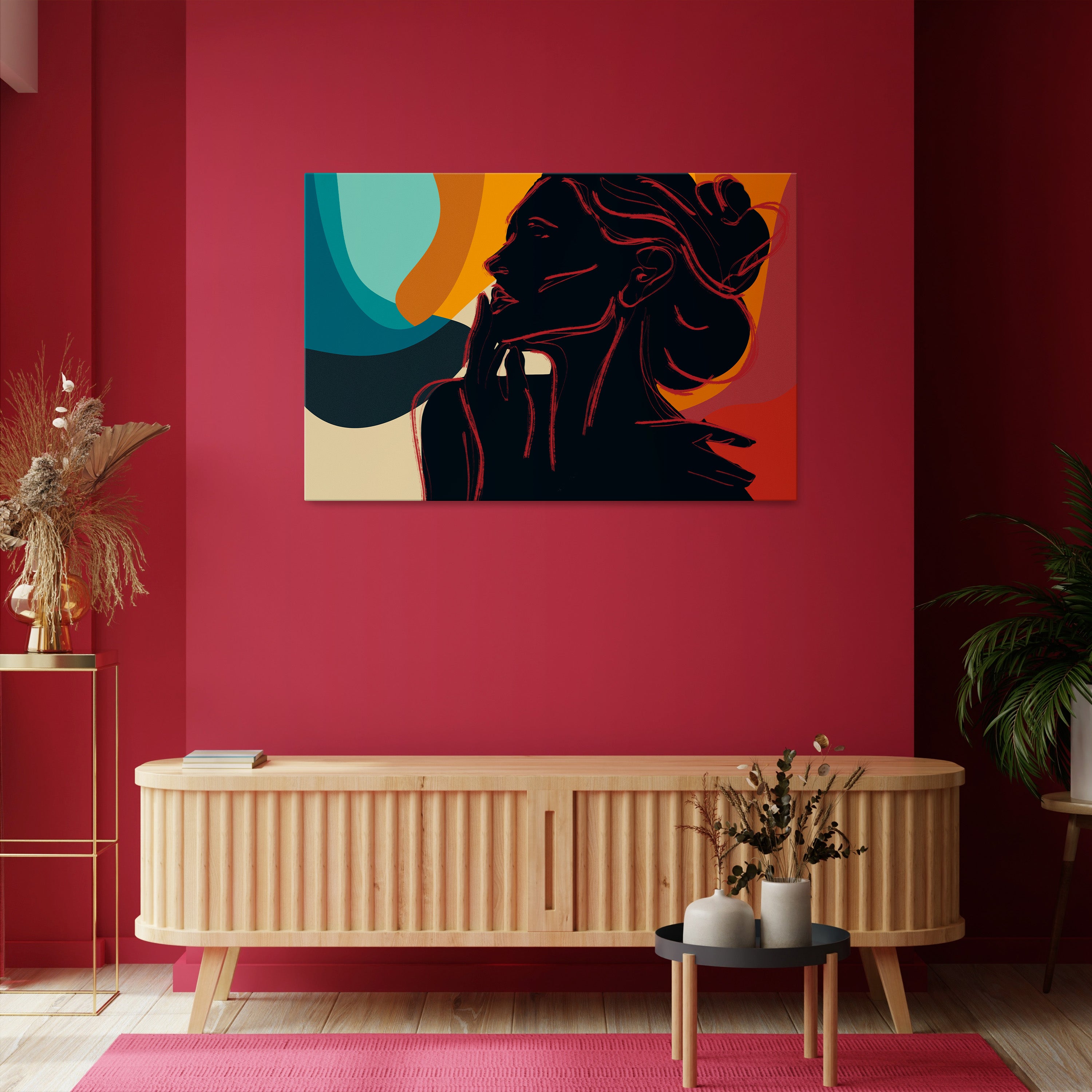 SILHOUETTE SONATA Poziomy obraz na płótnie