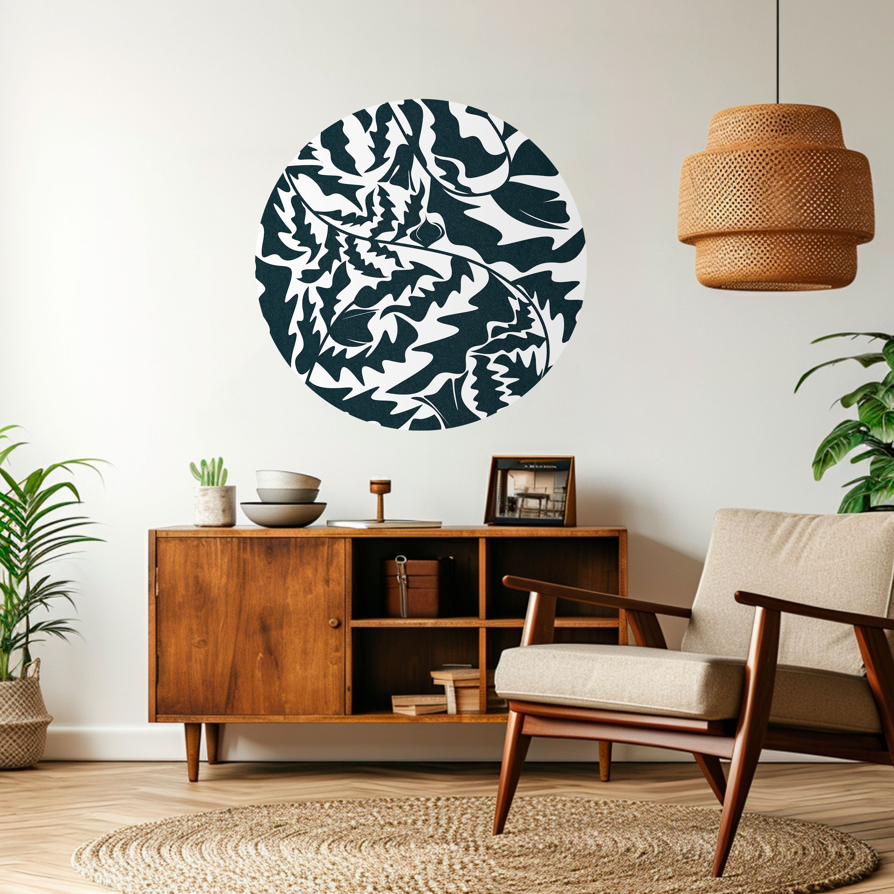 ETHEREAL ORNAMENT Naklejka okrągła