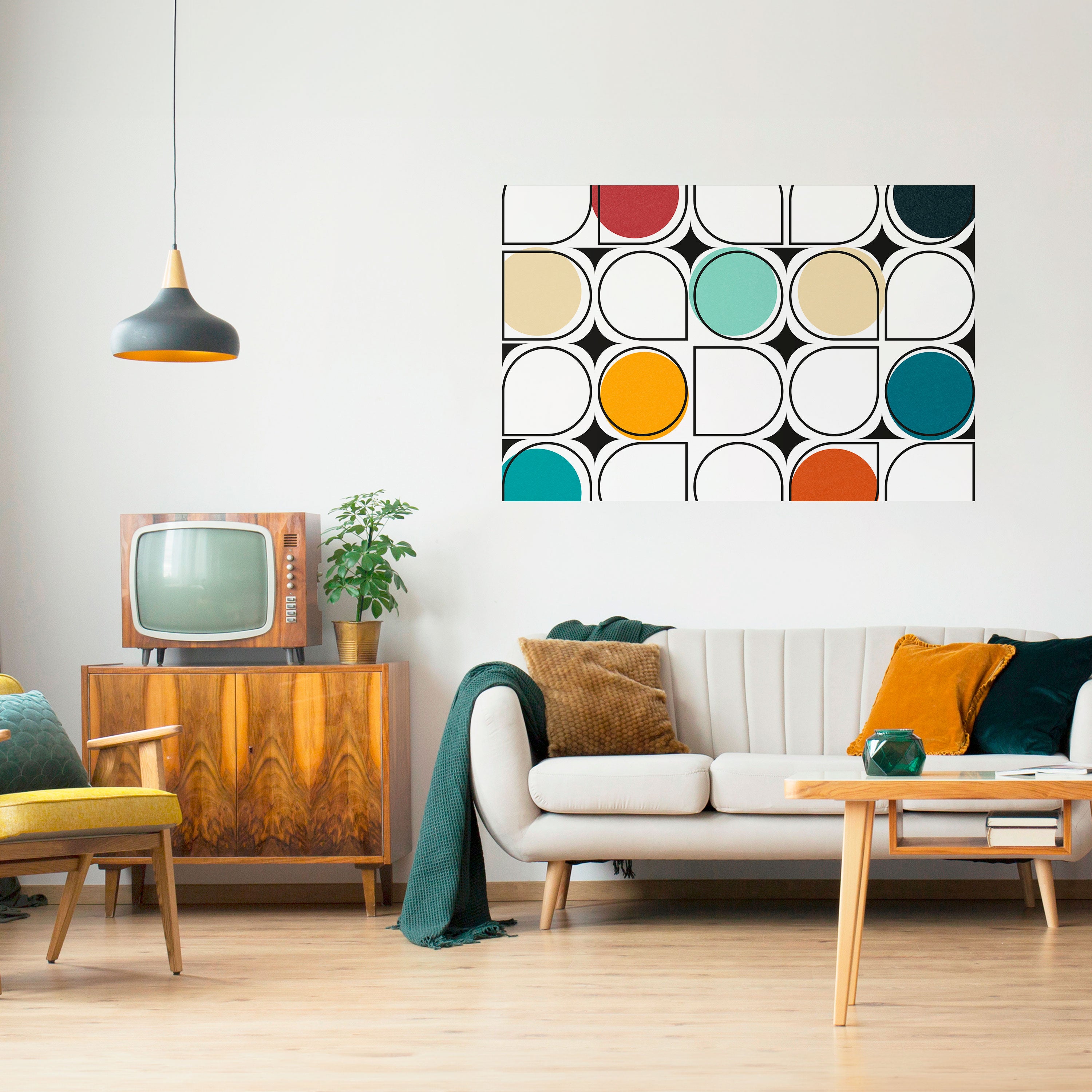 HUE HARMONY Naklejka/Plakat poziomy