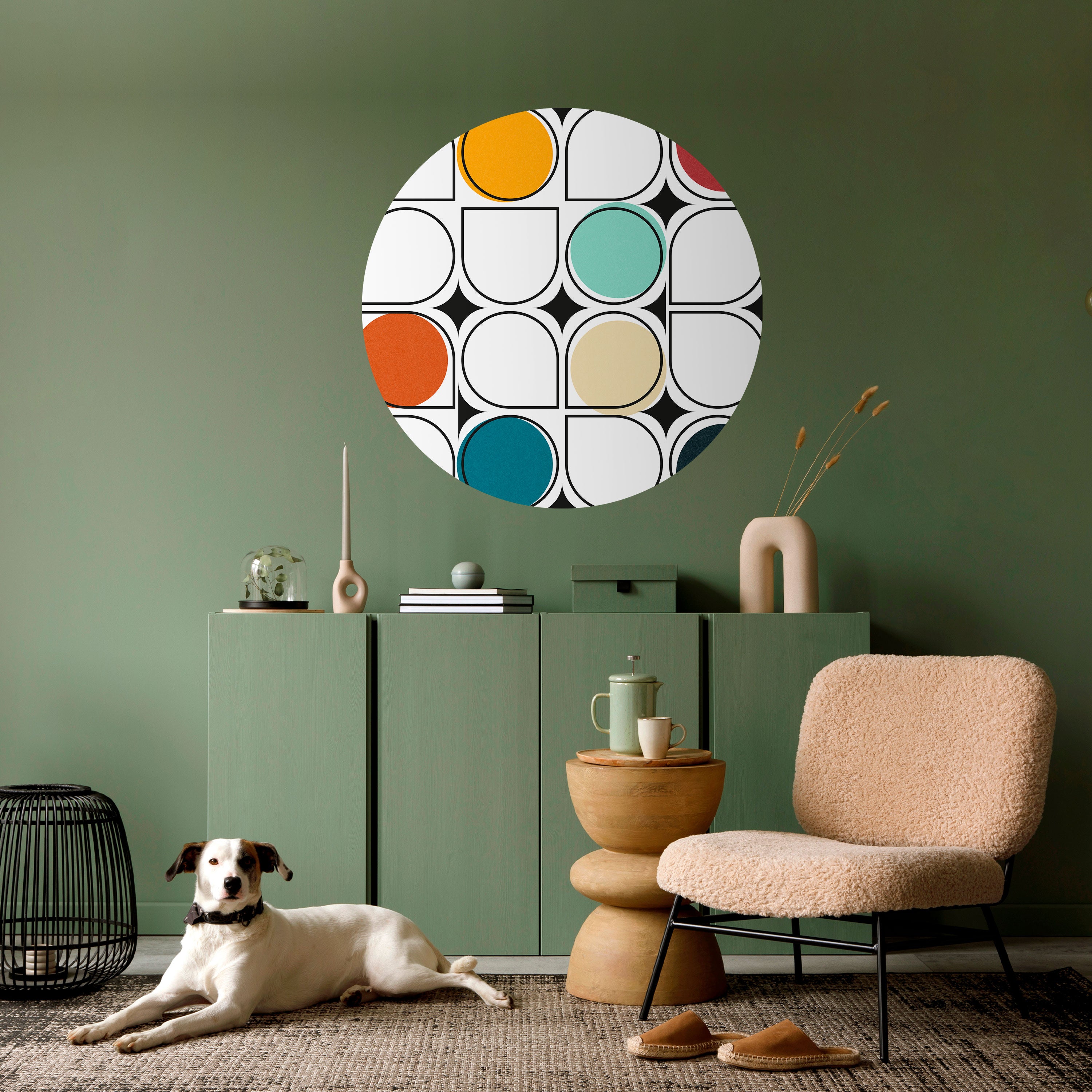 HUE HARMONY Naklejka okrągła