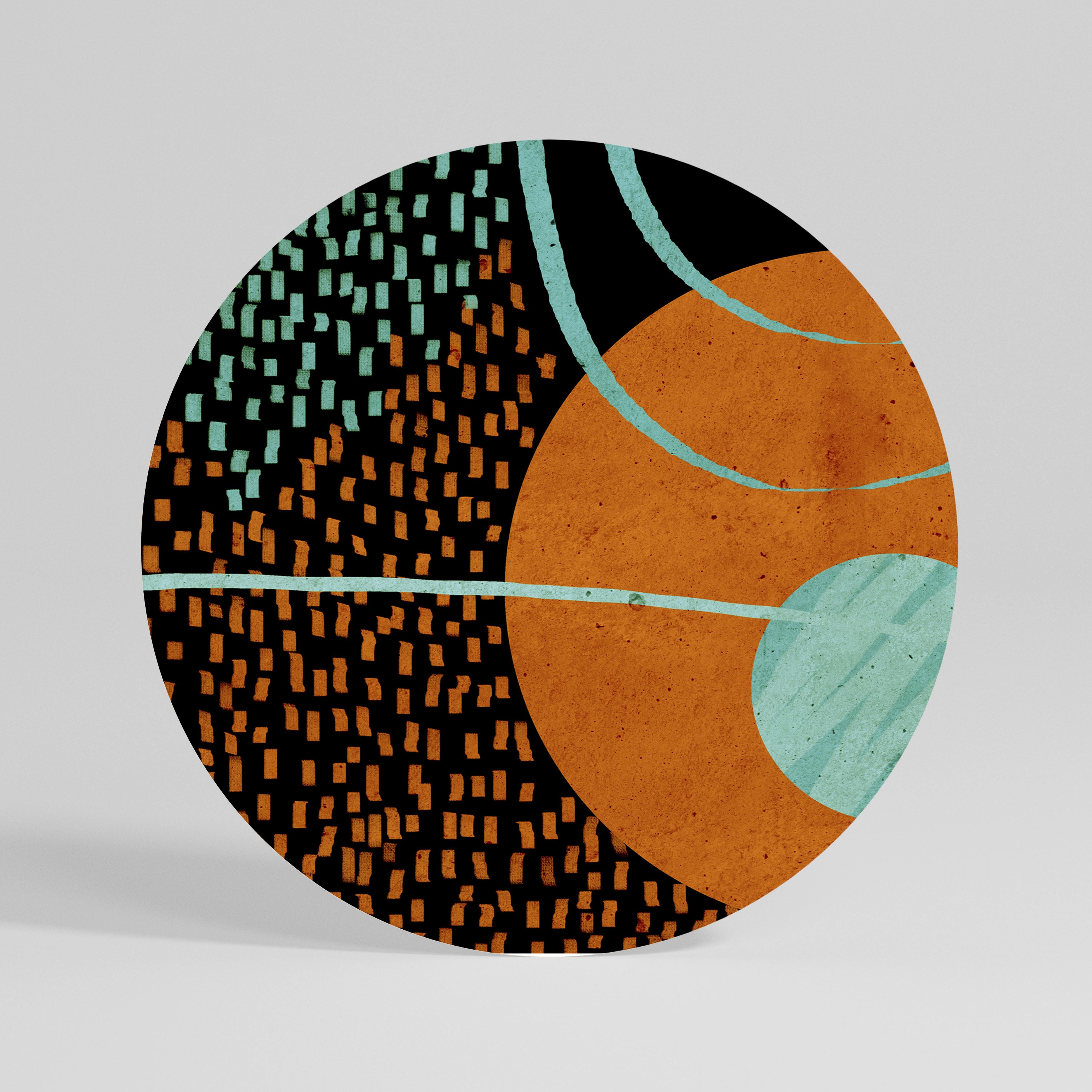 GEODE GLIMMER Obraz okrągły