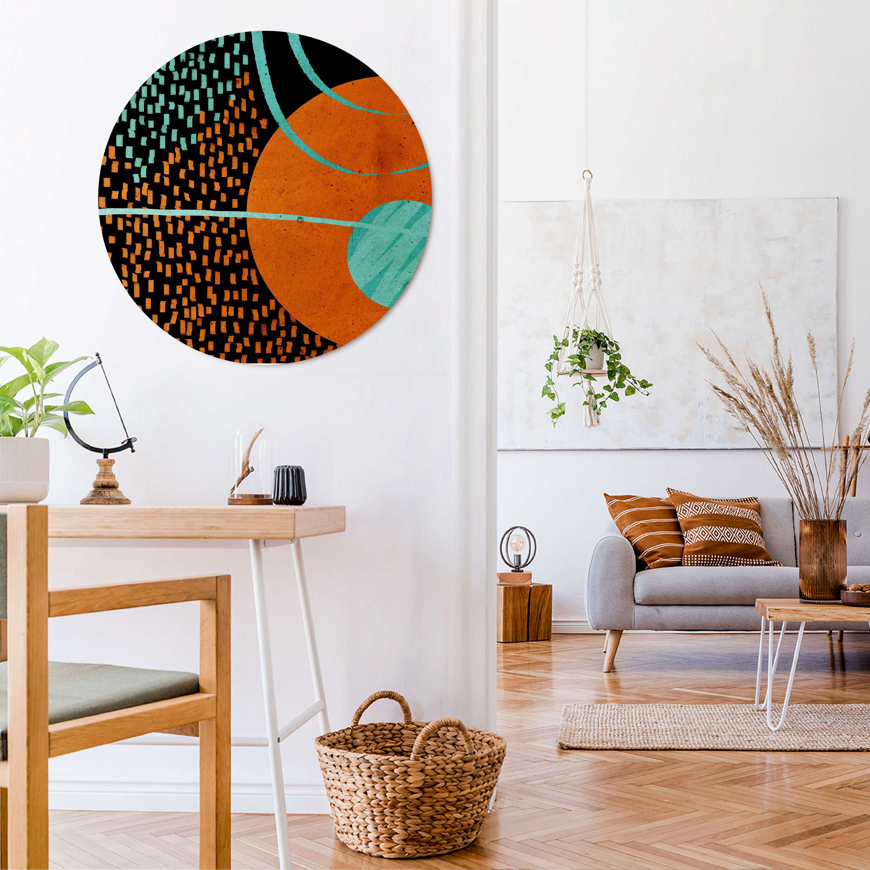 GEODE GLIMMER Obraz okrągły