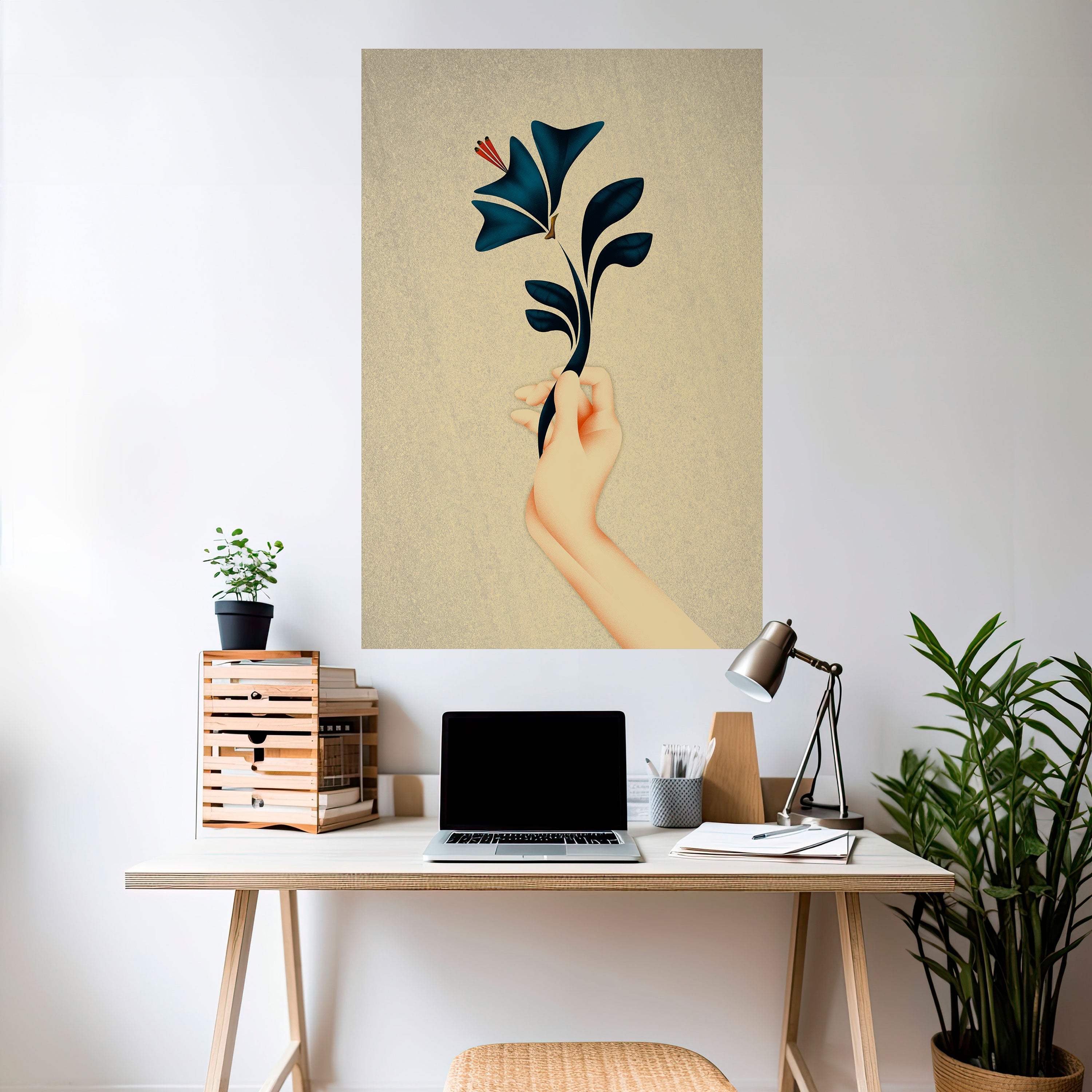 TAKE IT OR LEAF IT Naklejka/Plakat pionowy