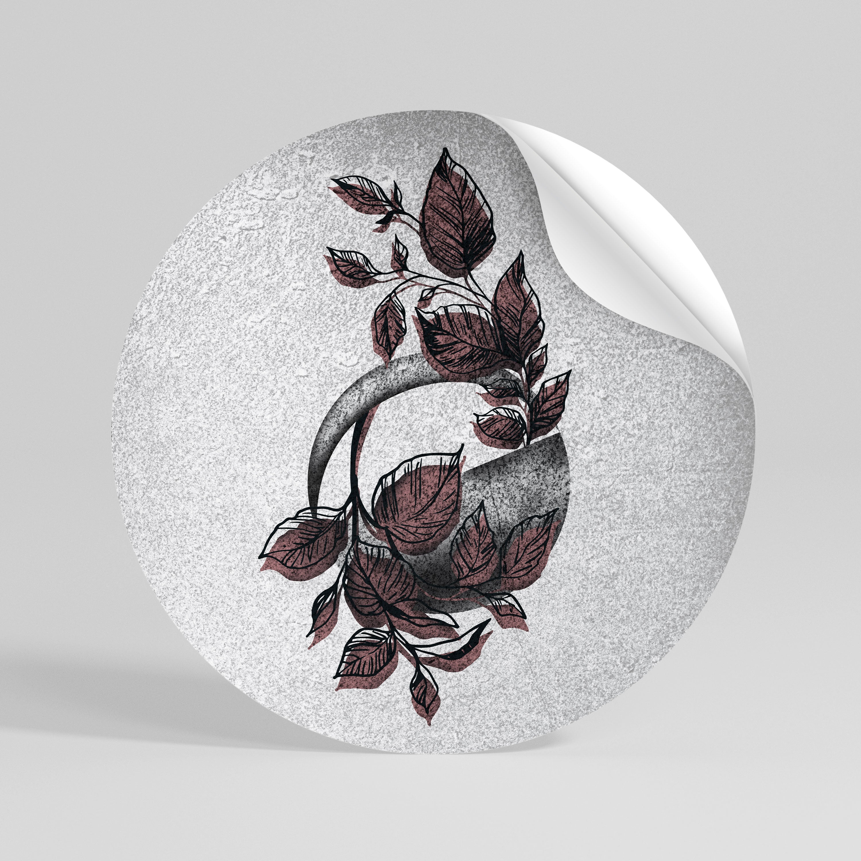 GRAPHIC WONDER Naklejka okrągła