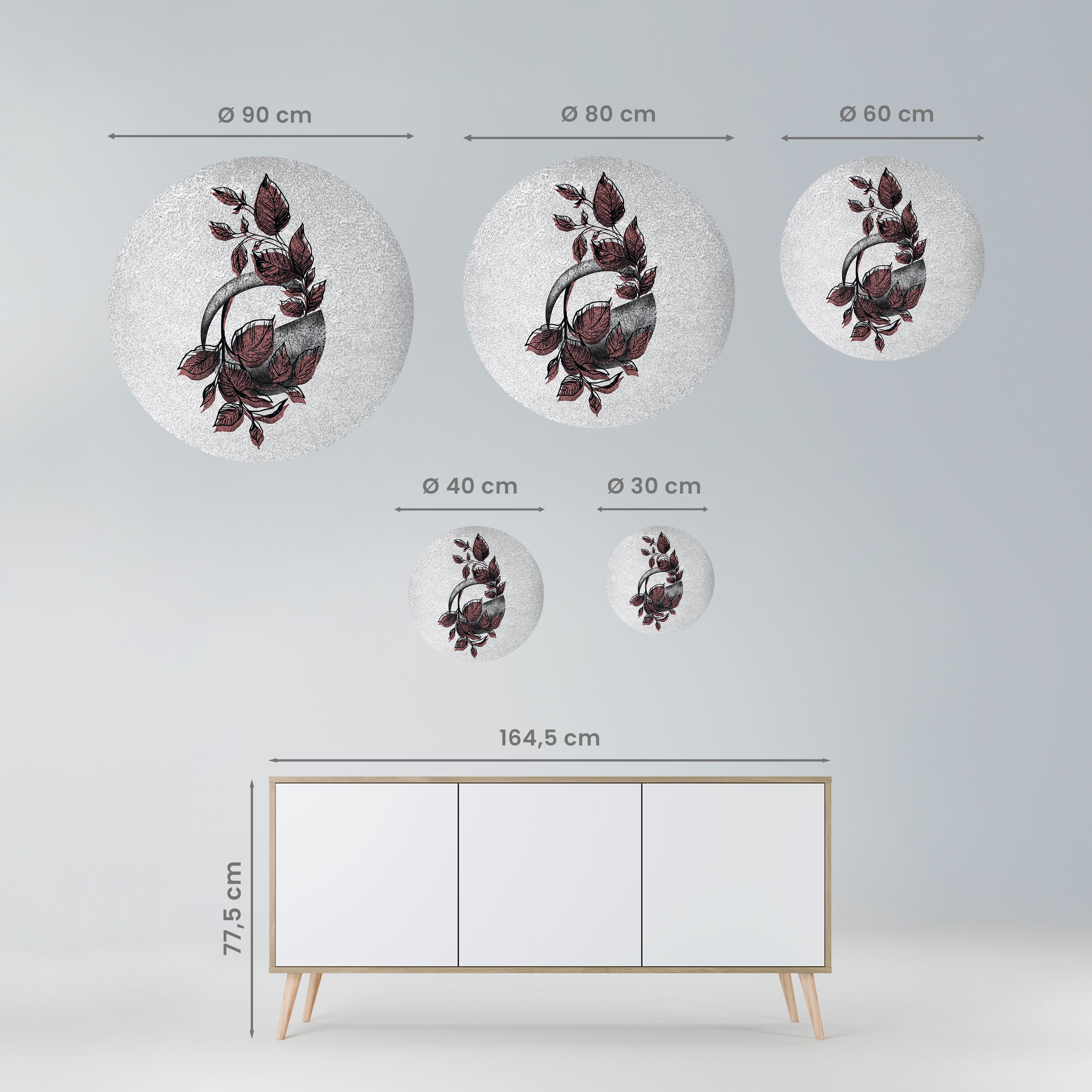 GRAPHIC WONDER Naklejka okrągła