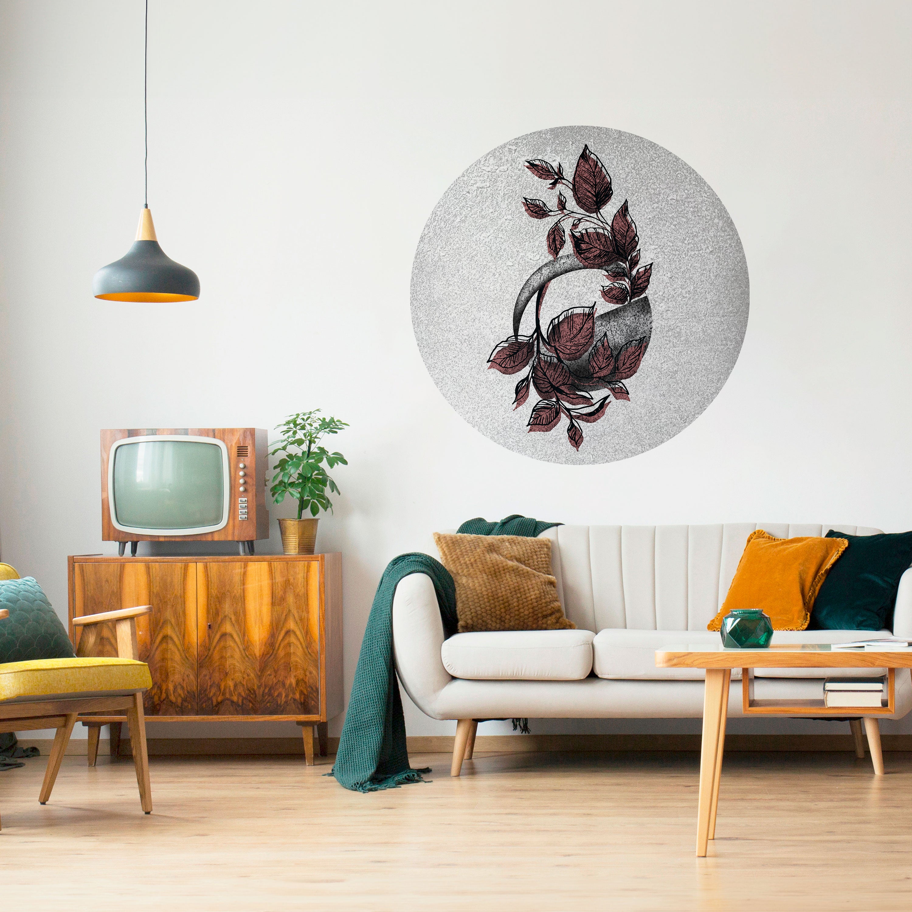 GRAPHIC WONDER Naklejka okrągła