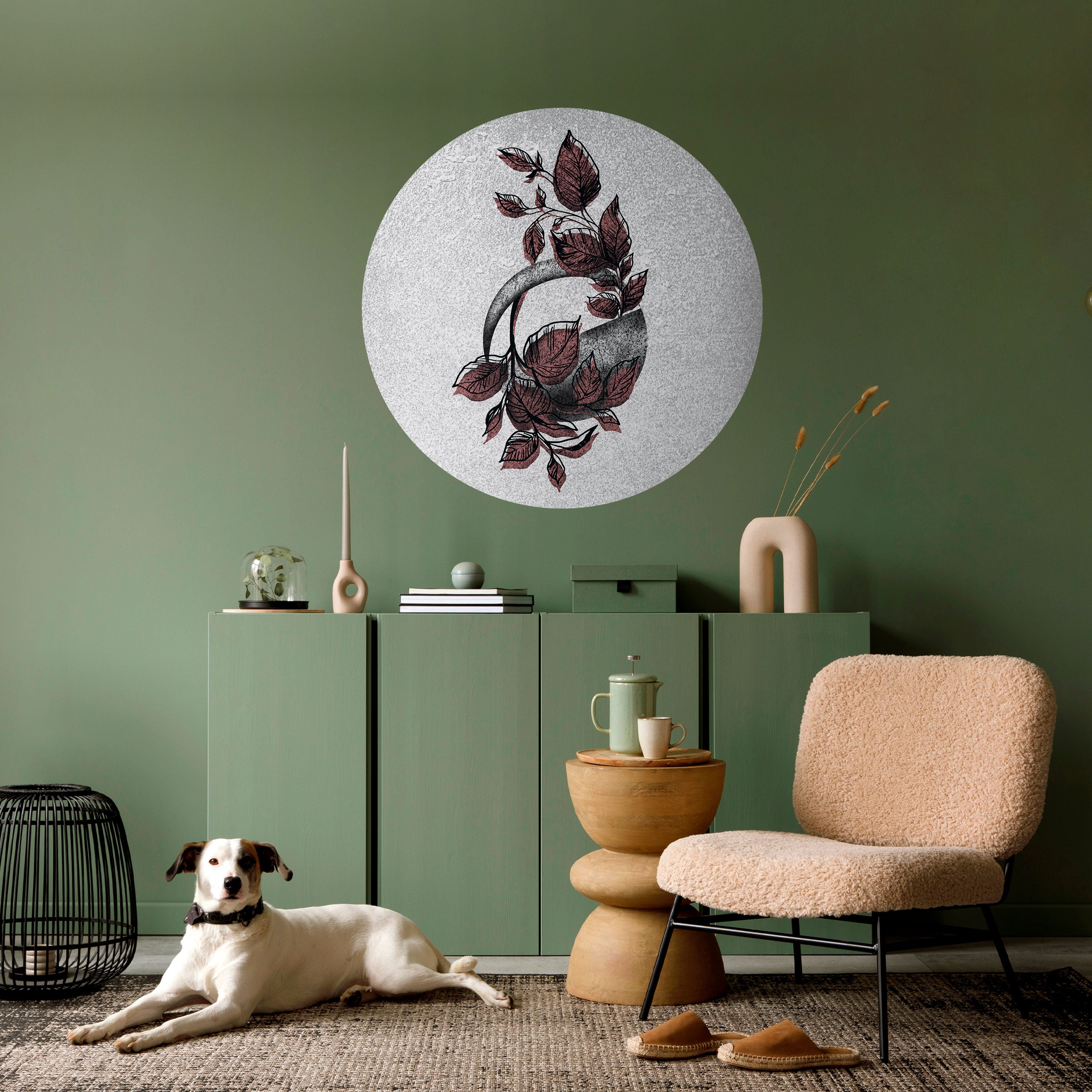 GRAPHIC WONDER Naklejka okrągła