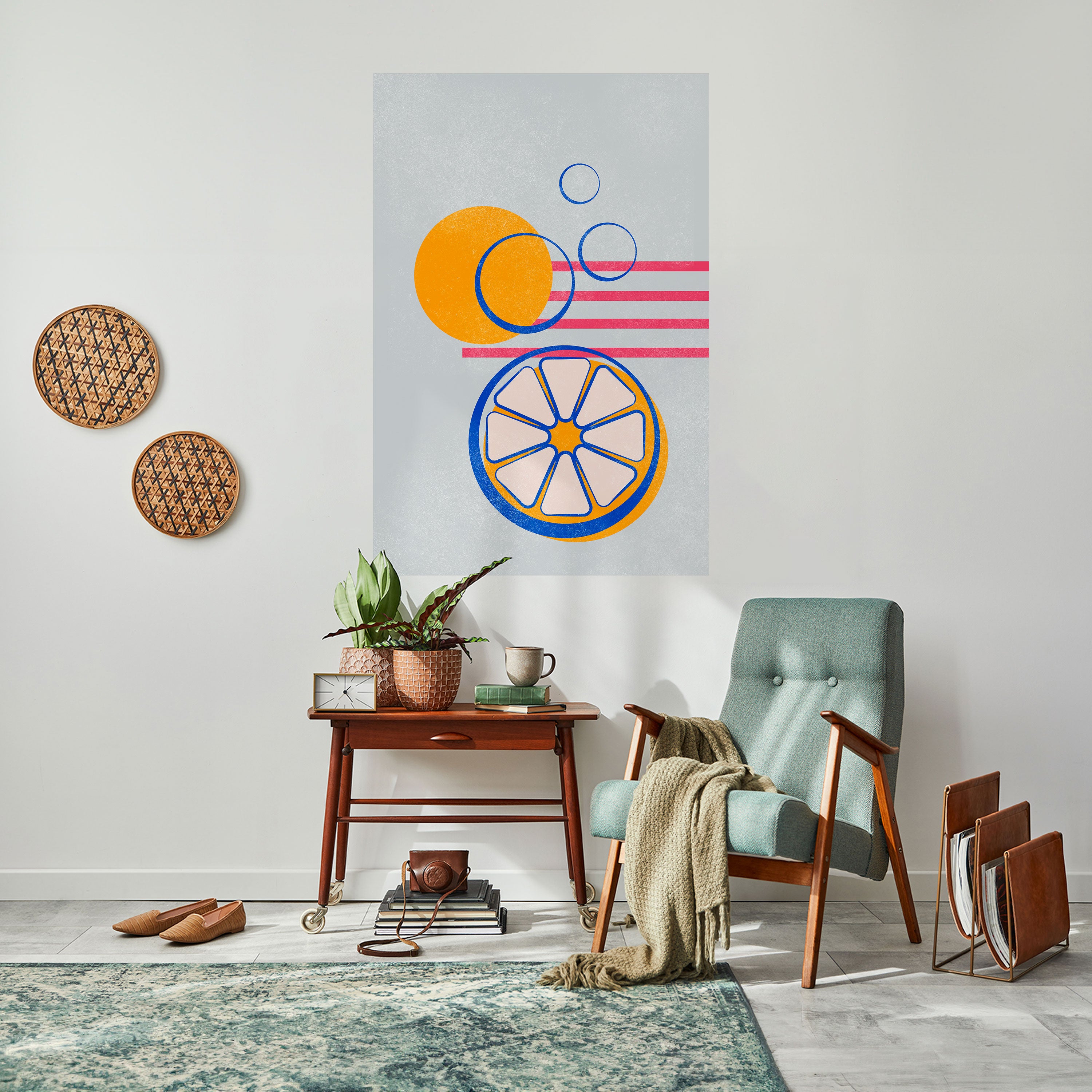 CITRUS SPARK Naklejka/Plakat pionowy