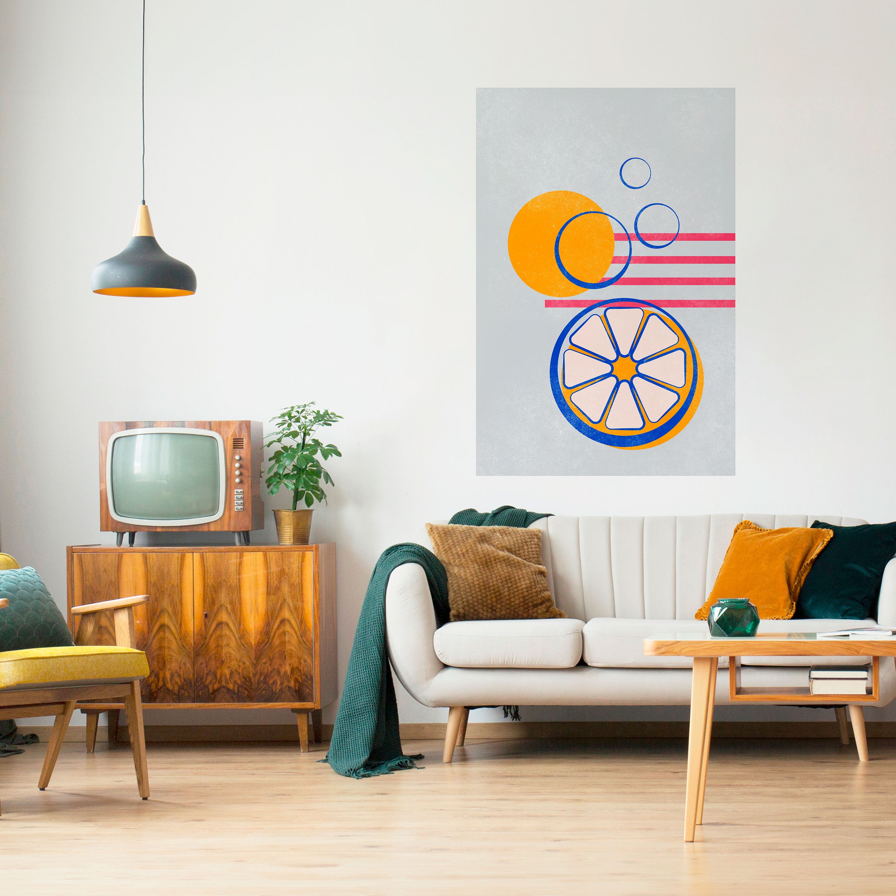 CITRUS SPARK Naklejka/Plakat pionowy