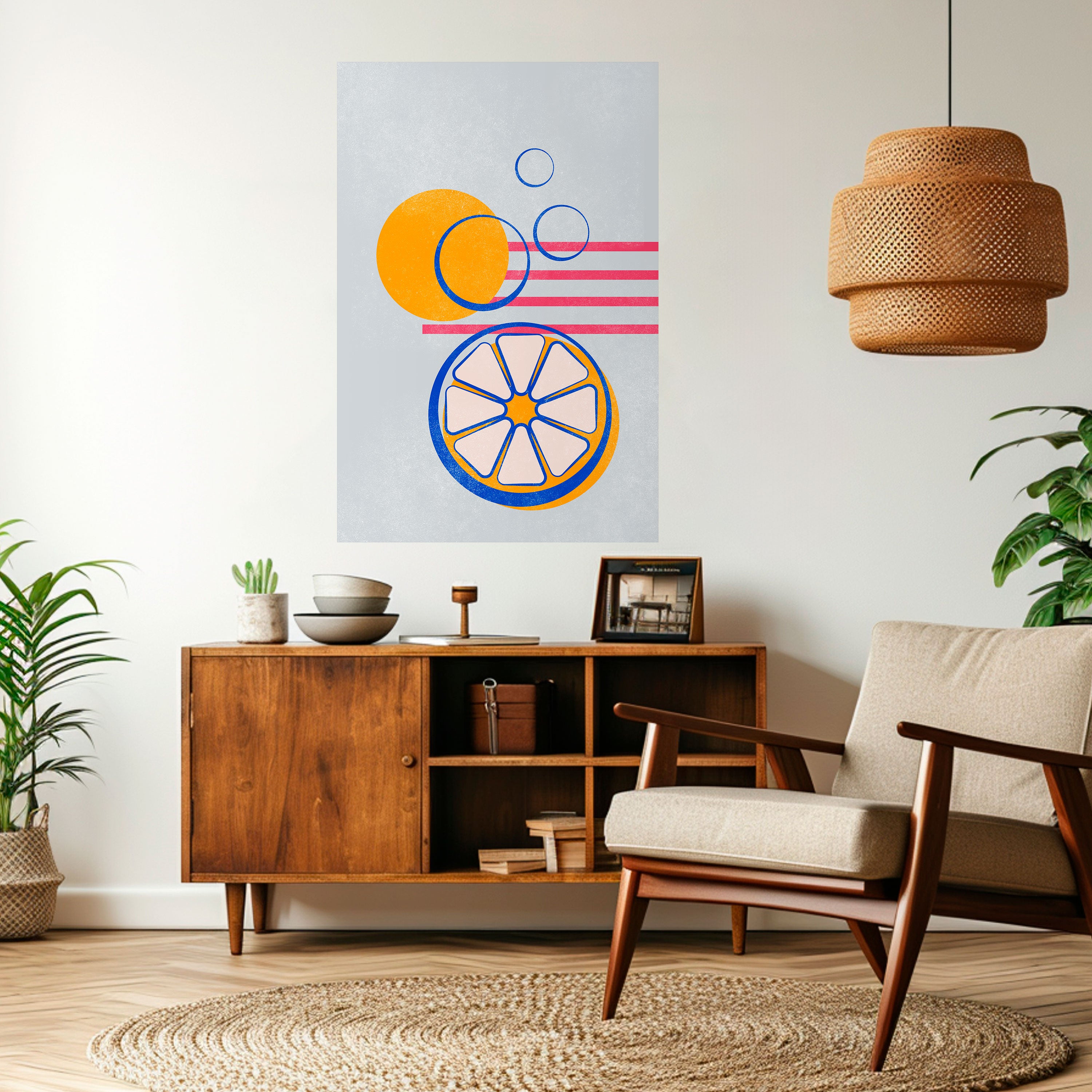 CITRUS SPARK Naklejka/Plakat pionowy