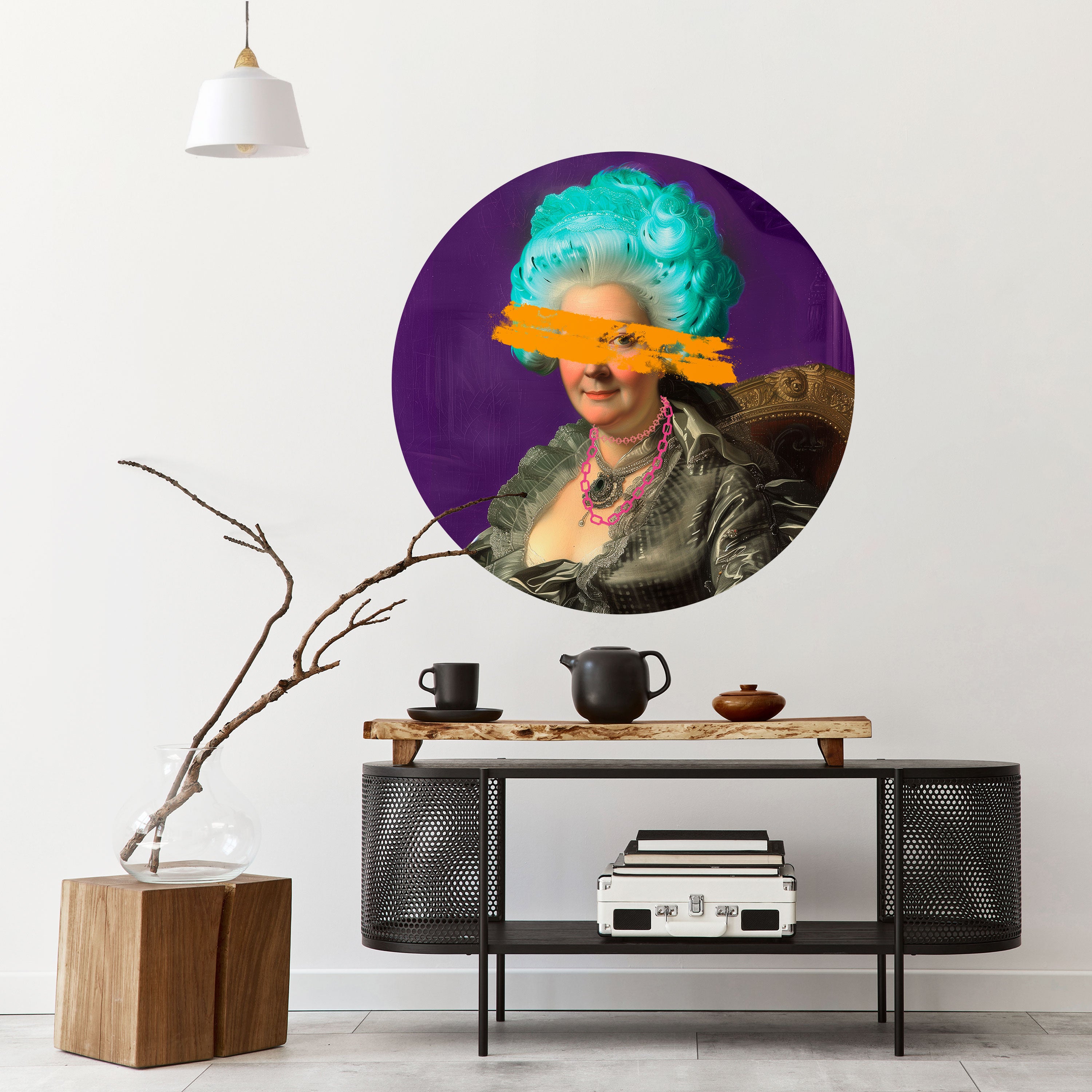 BAROQUE CHIC Naklejka okrągła