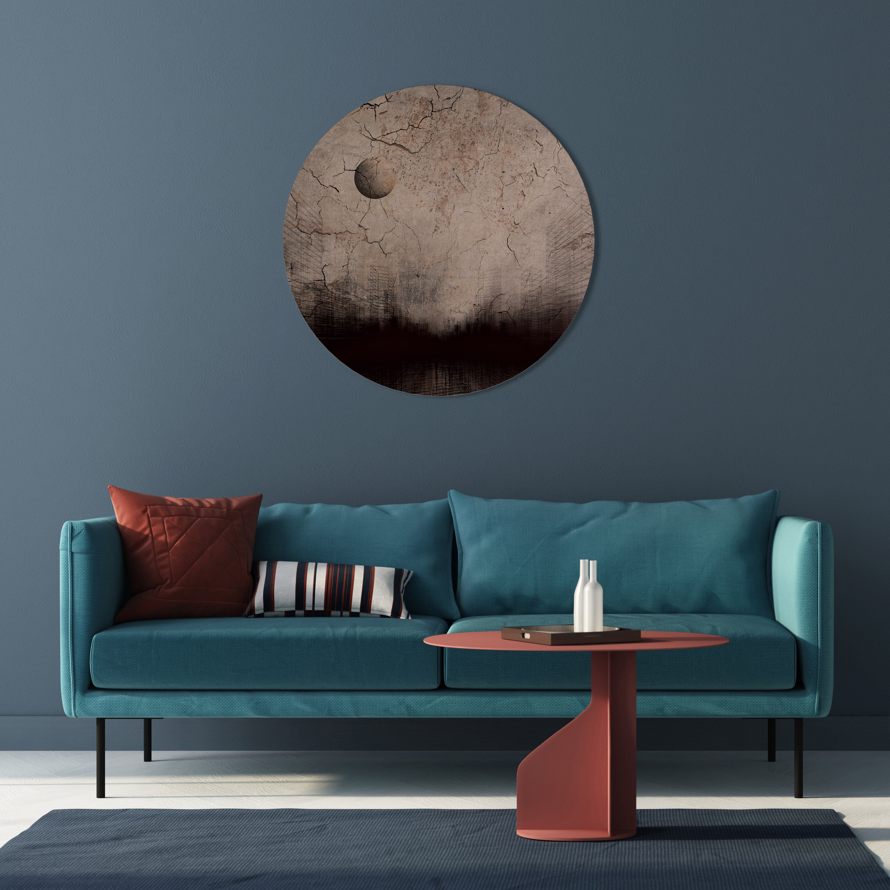 MOONBEAM THOUGHTS Obraz okrągły