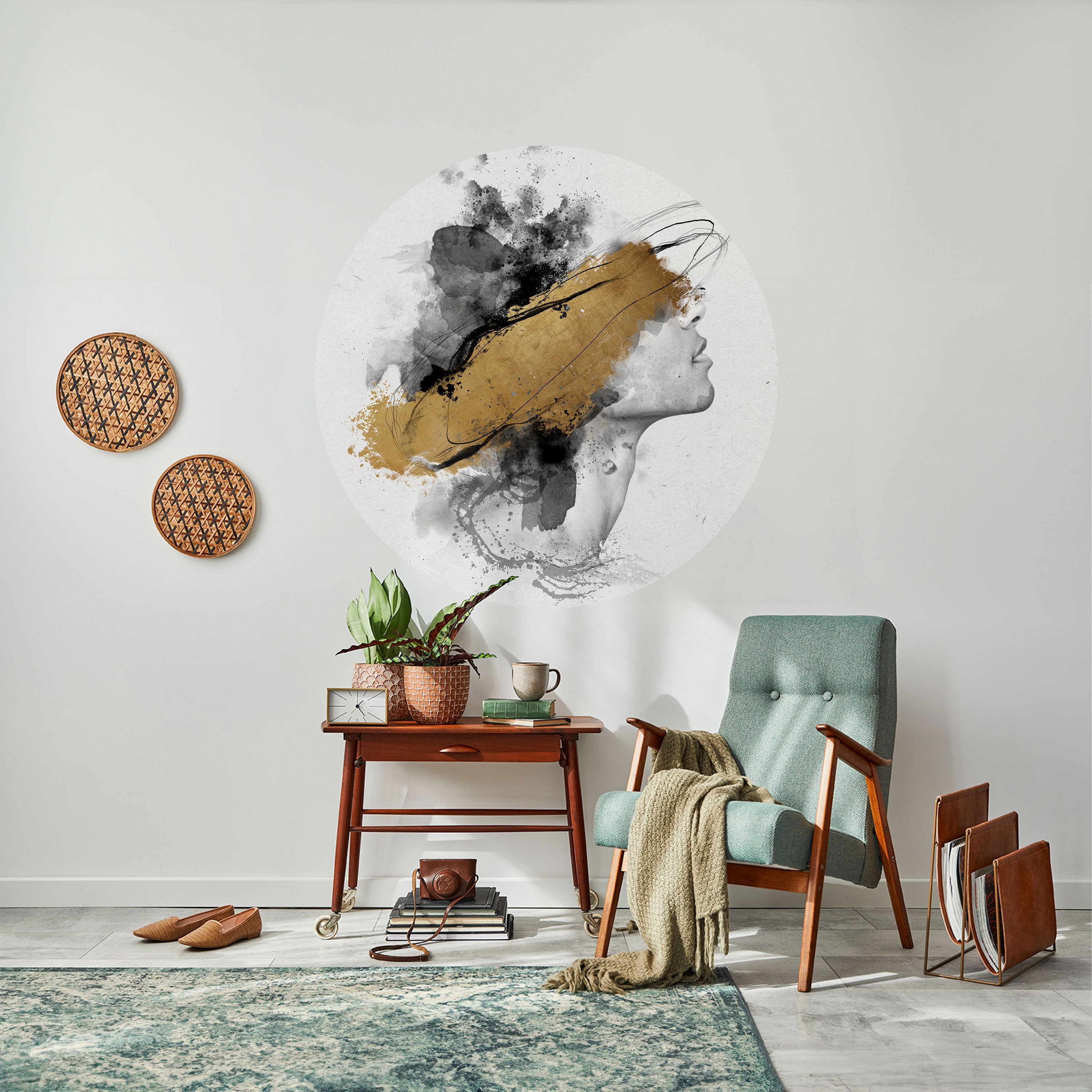 GILDED BLINDNESS Naklejka okrągła